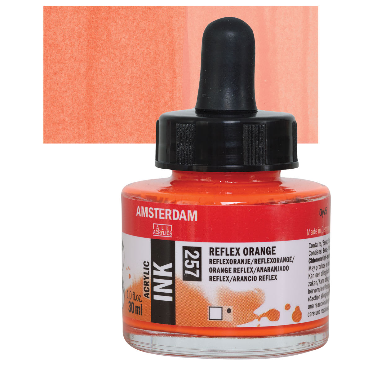 Amsterdam Acrylic Ink - Reflex Orange, 30 ml