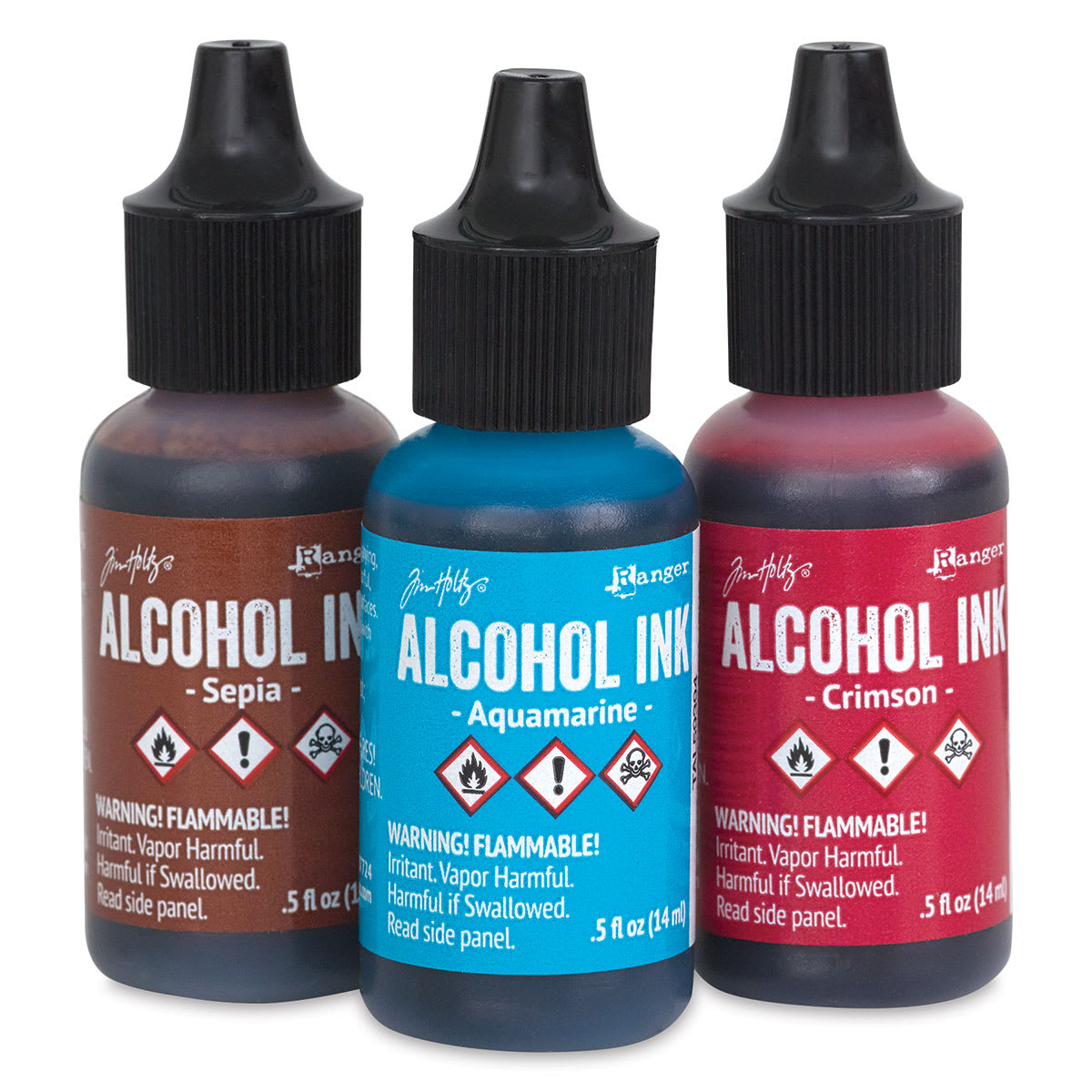 6 Packs: 3 ct. (18 total) Ranger Tim Holtz® Alcohol Ink Kit, Rodeo | 0.5 fl oz