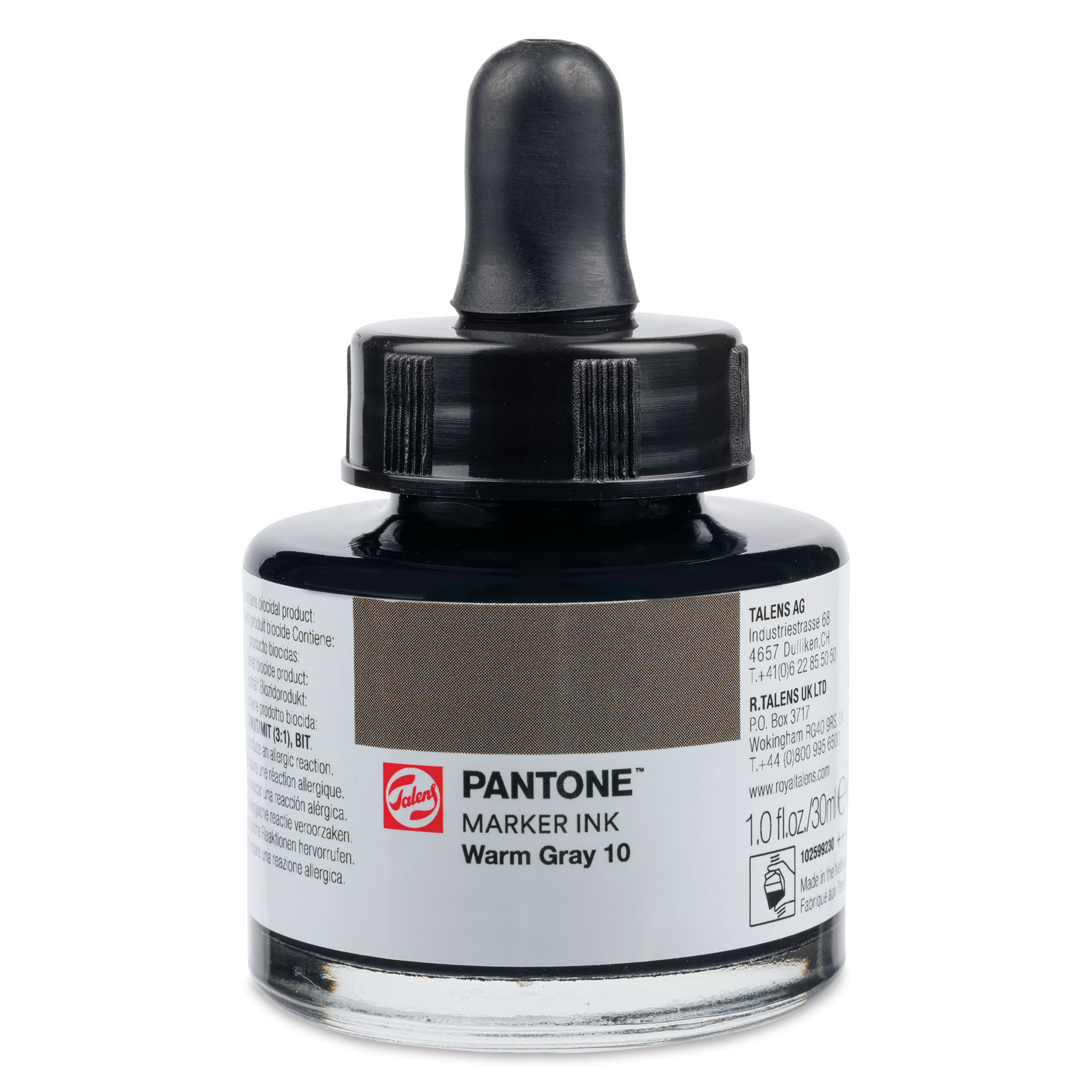 Talens Pantone Marker Ink Refill - Warm Gray 10, 30 ml