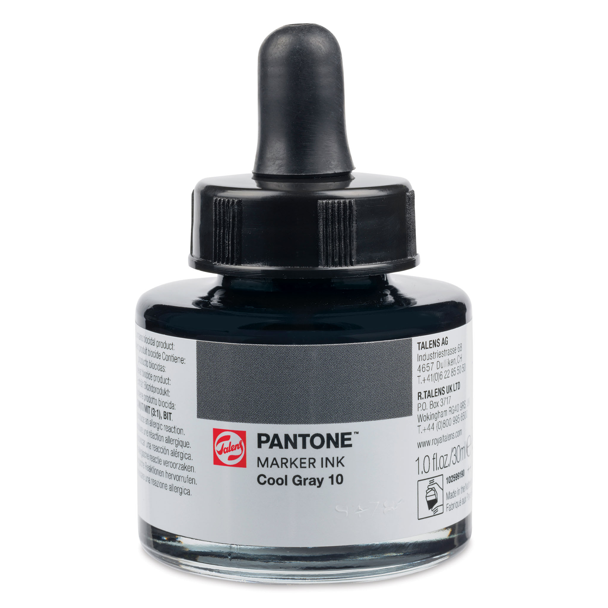 Talens Pantone Marker Ink Refill - Cool Gray 10, 30 ml