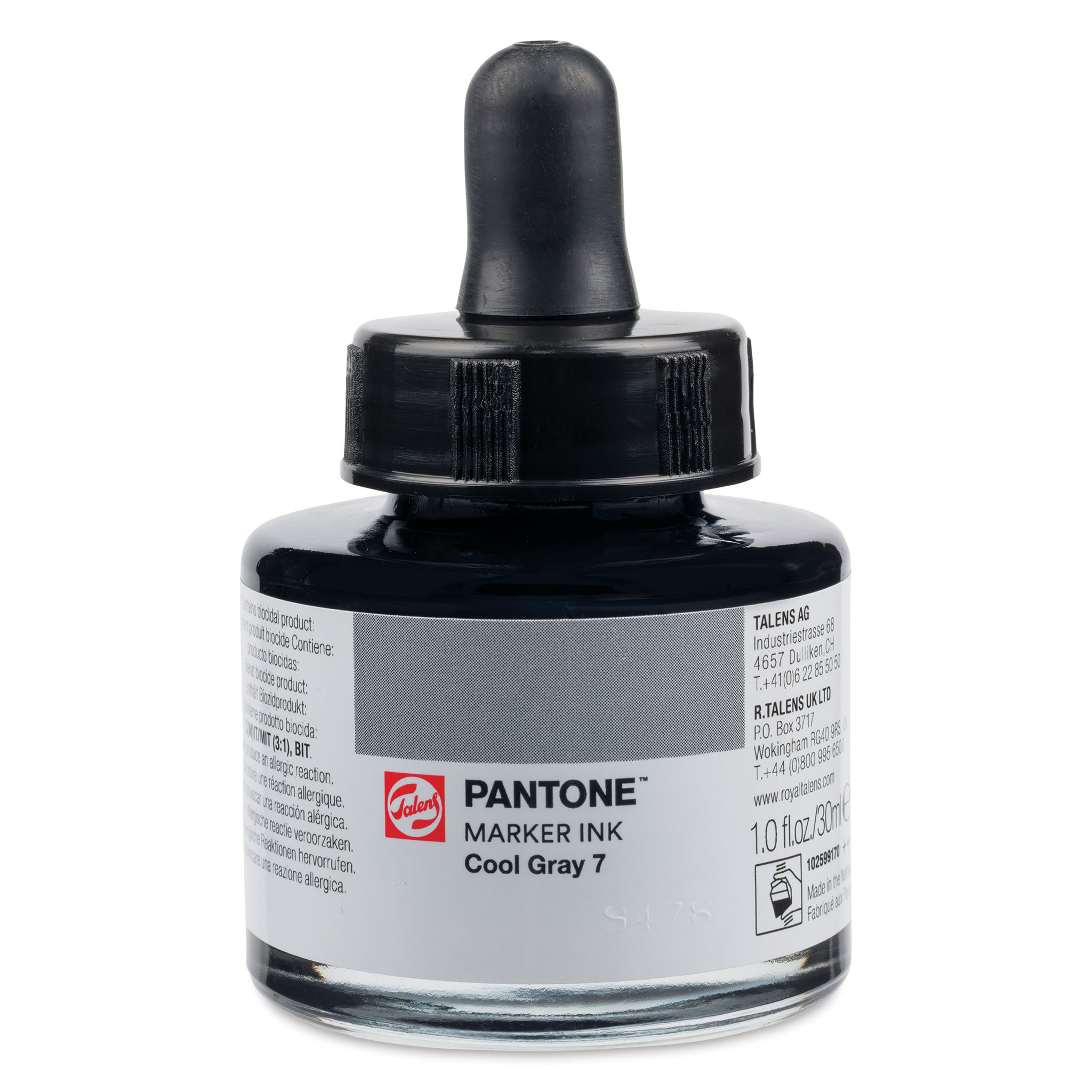 Talens Pantone Marker Ink Refill - Cool Gray 7, 30 ml