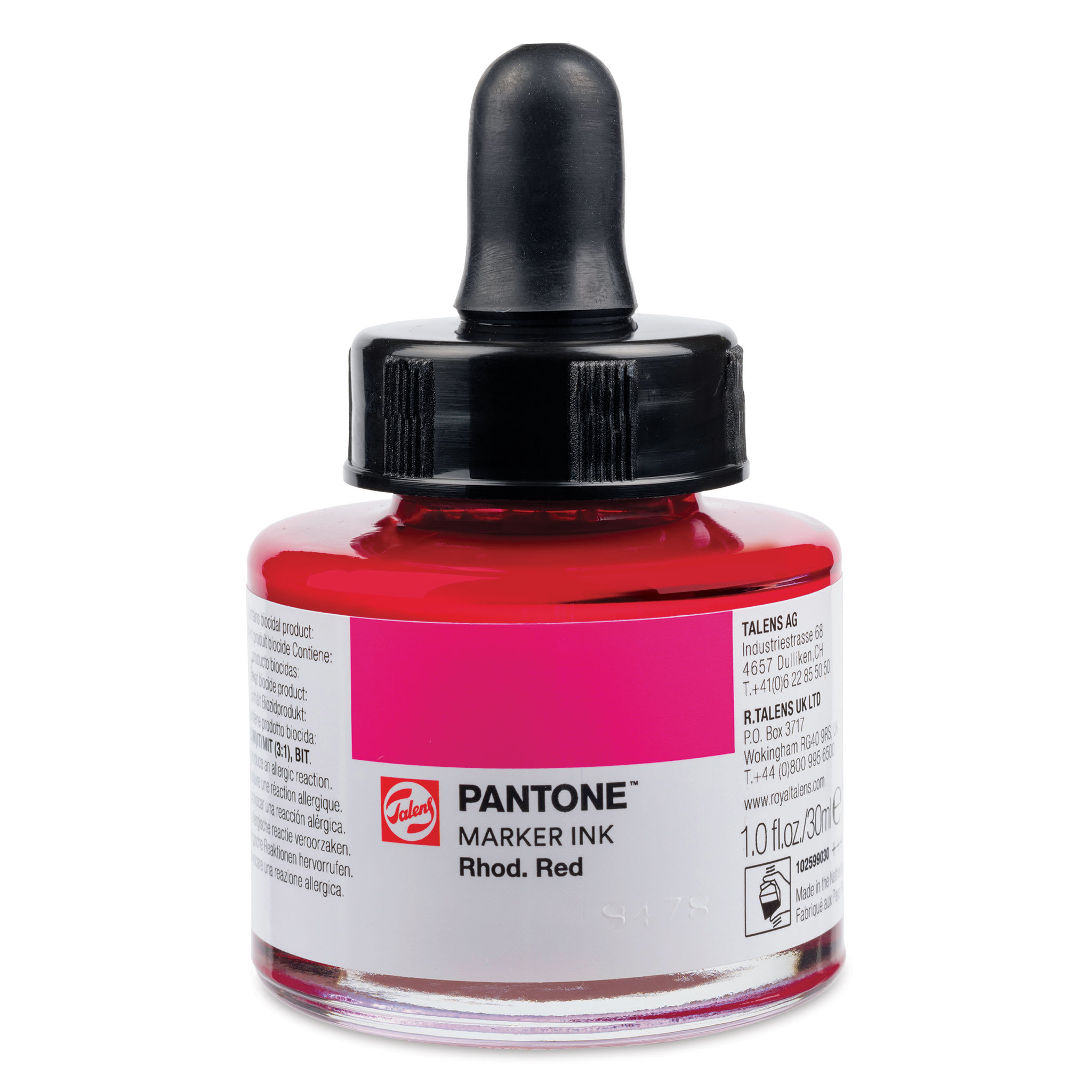 Talens Pantone Marker Ink Refill - Rhod. Red, 30 ml