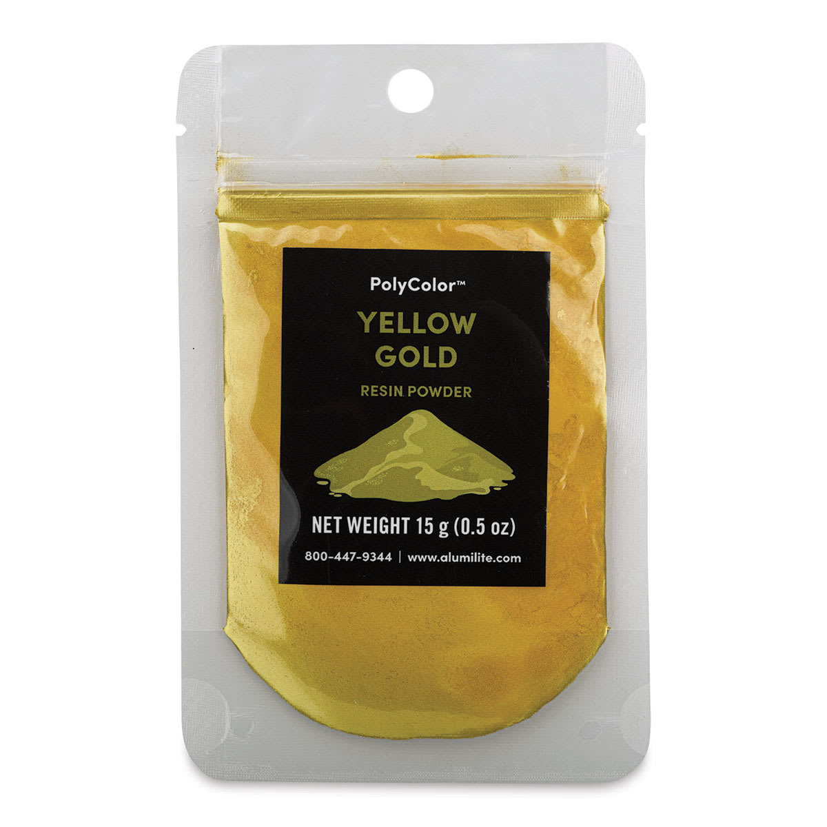 PolyColor Resin Pigment Powder - Yellow Gold, 15 g