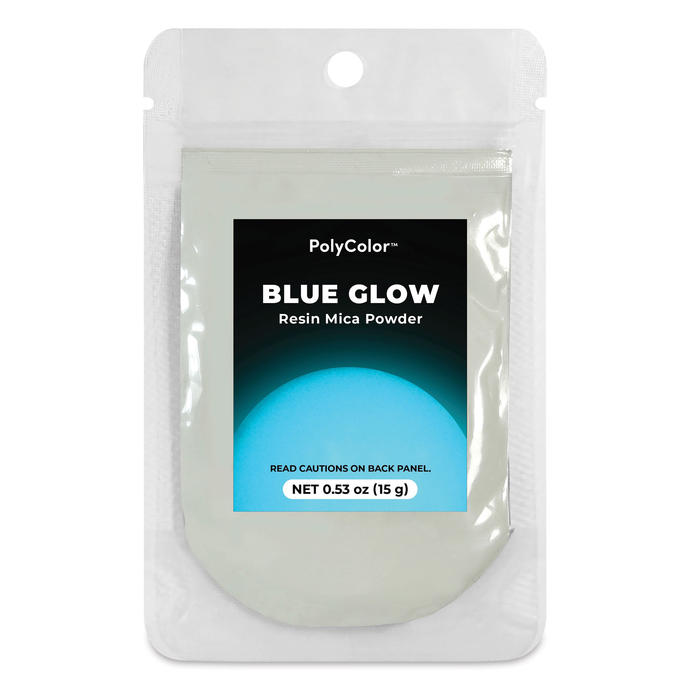 PolyColor Resin Pigment Powder - Blue Glow, 15 g