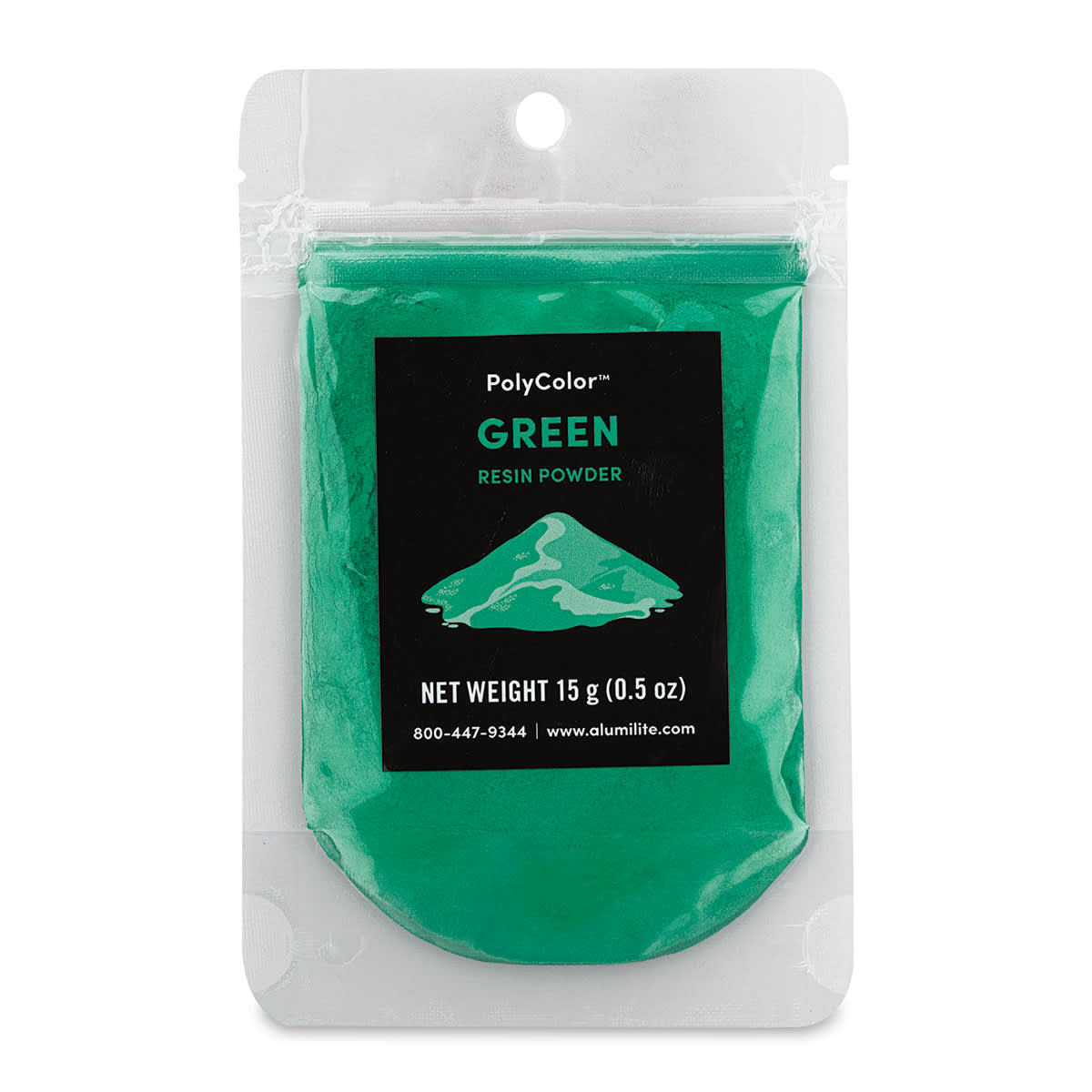 PolyColor Resin Pigment Powder - Green, 15 g