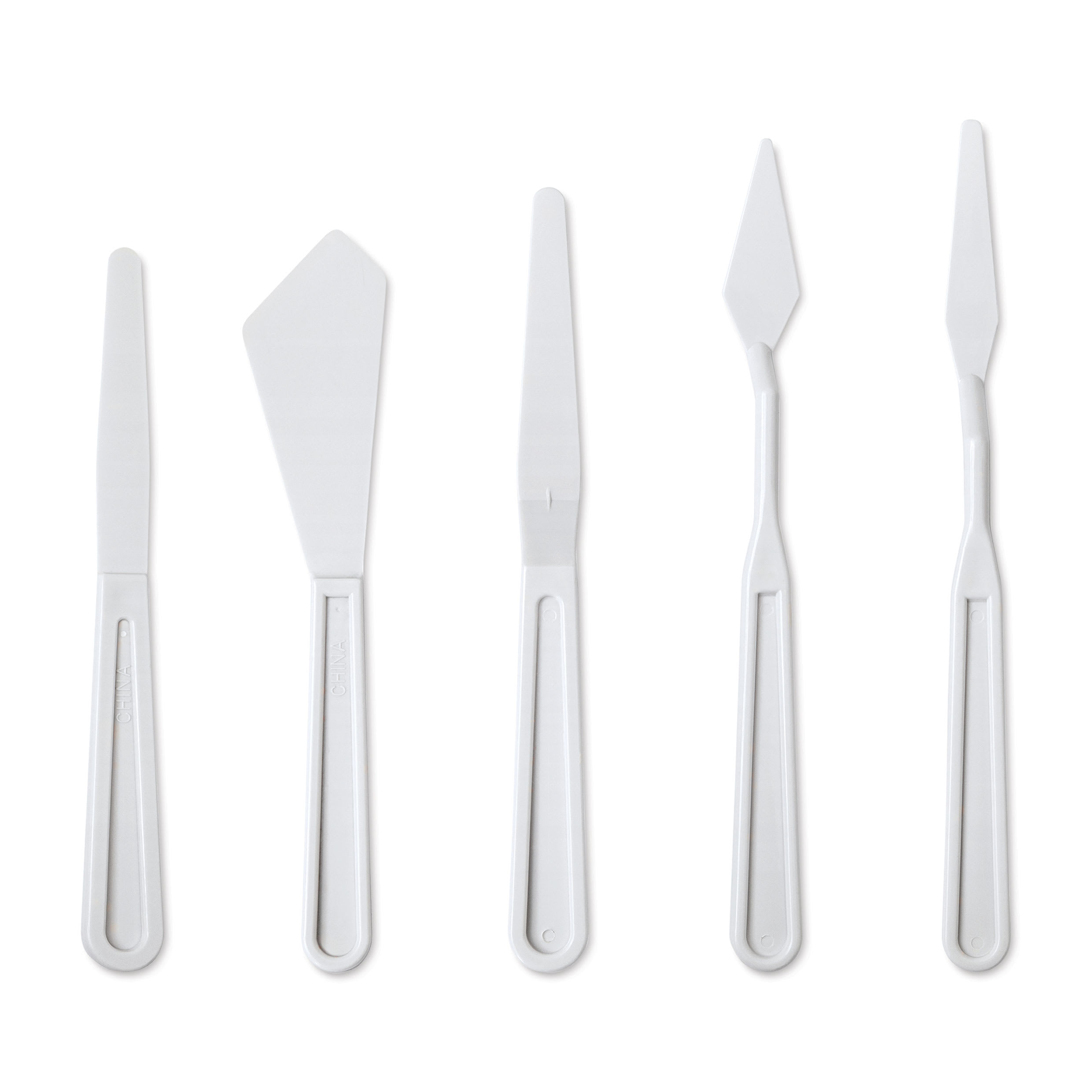 Liquitex Basics Plastic Palette Knives - Assorted, Set of 5