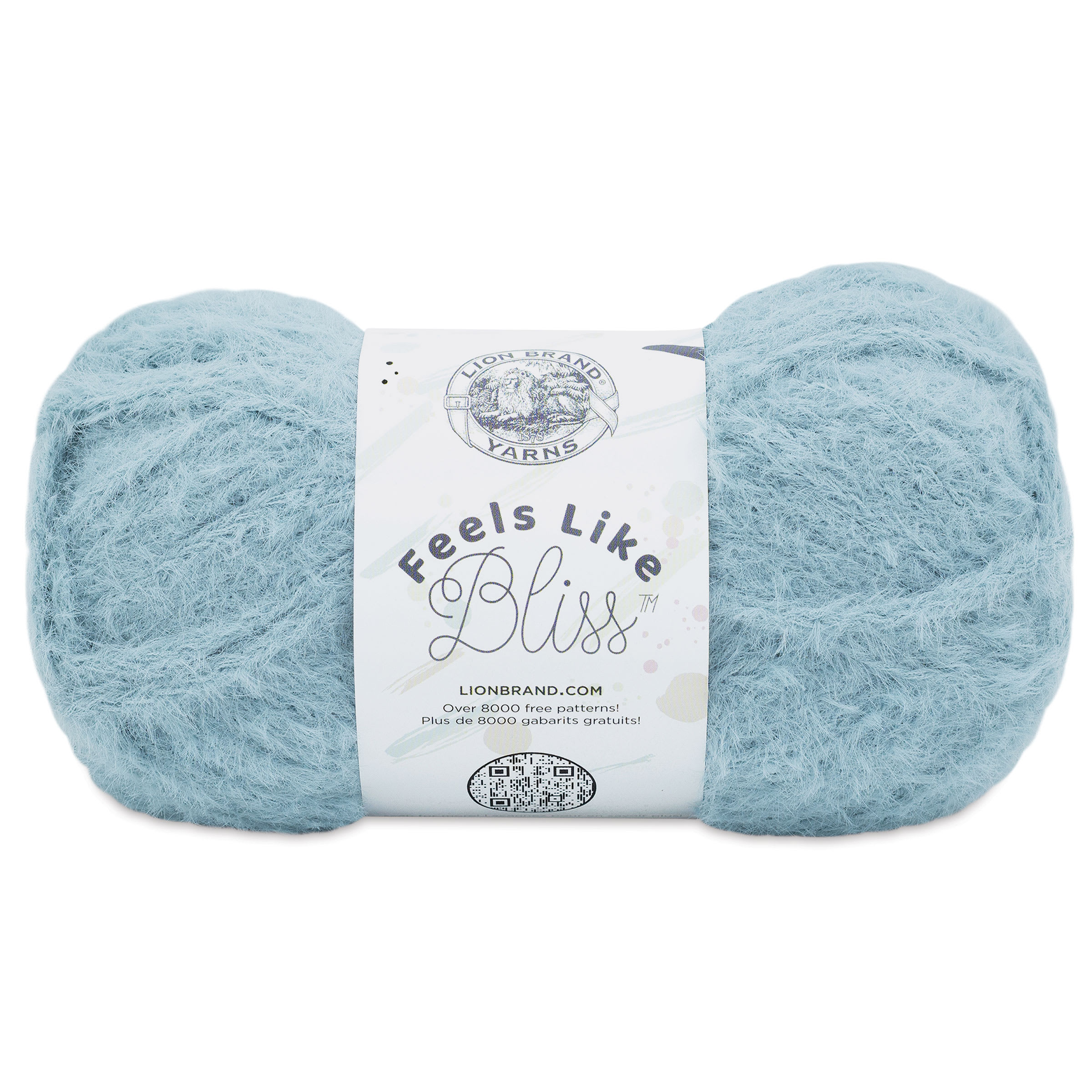 Lion Brand Feels Like Bliss Yarn  Aqua 109 yards