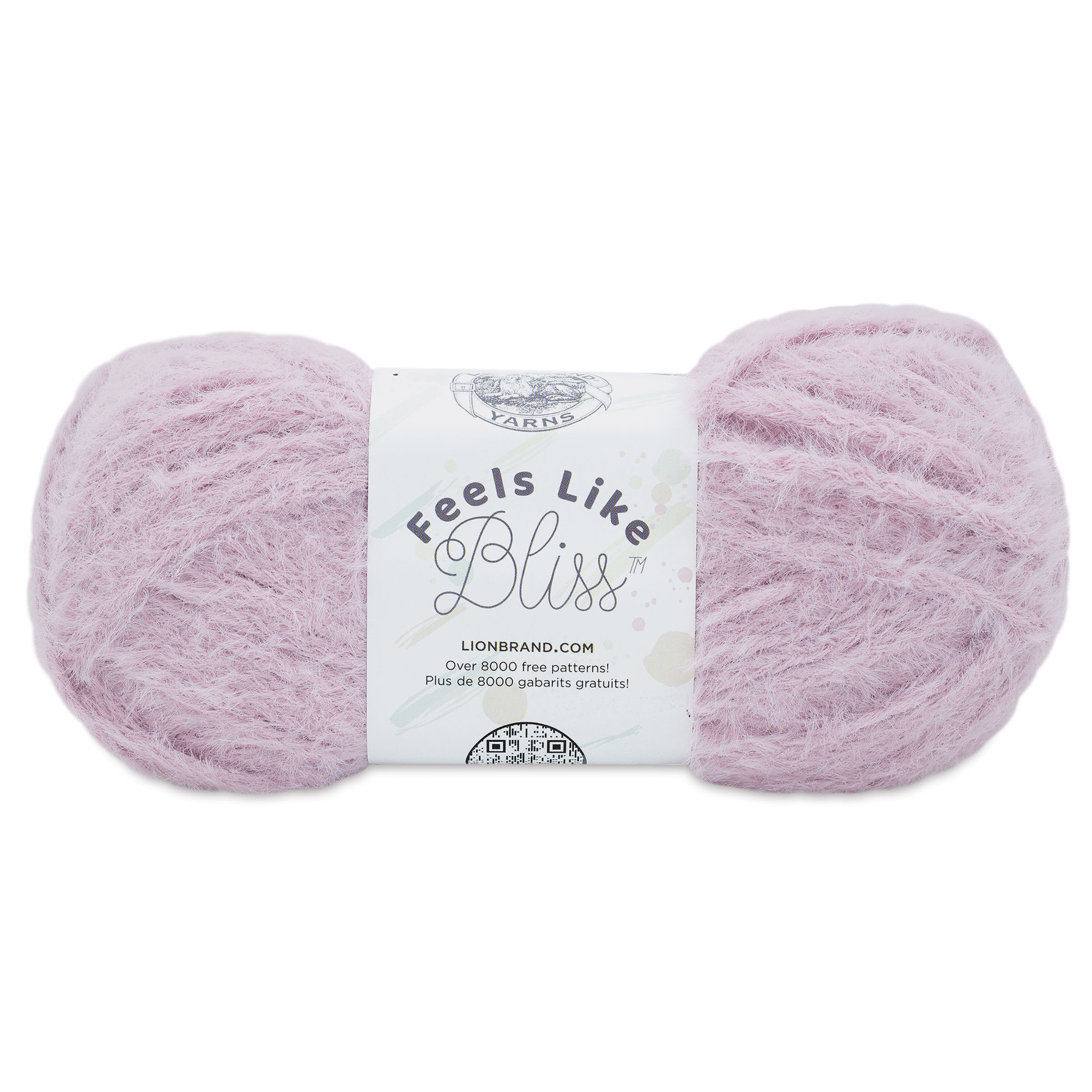 Lion Brand Feels Like Bliss Yarn  Lavender 109 yards