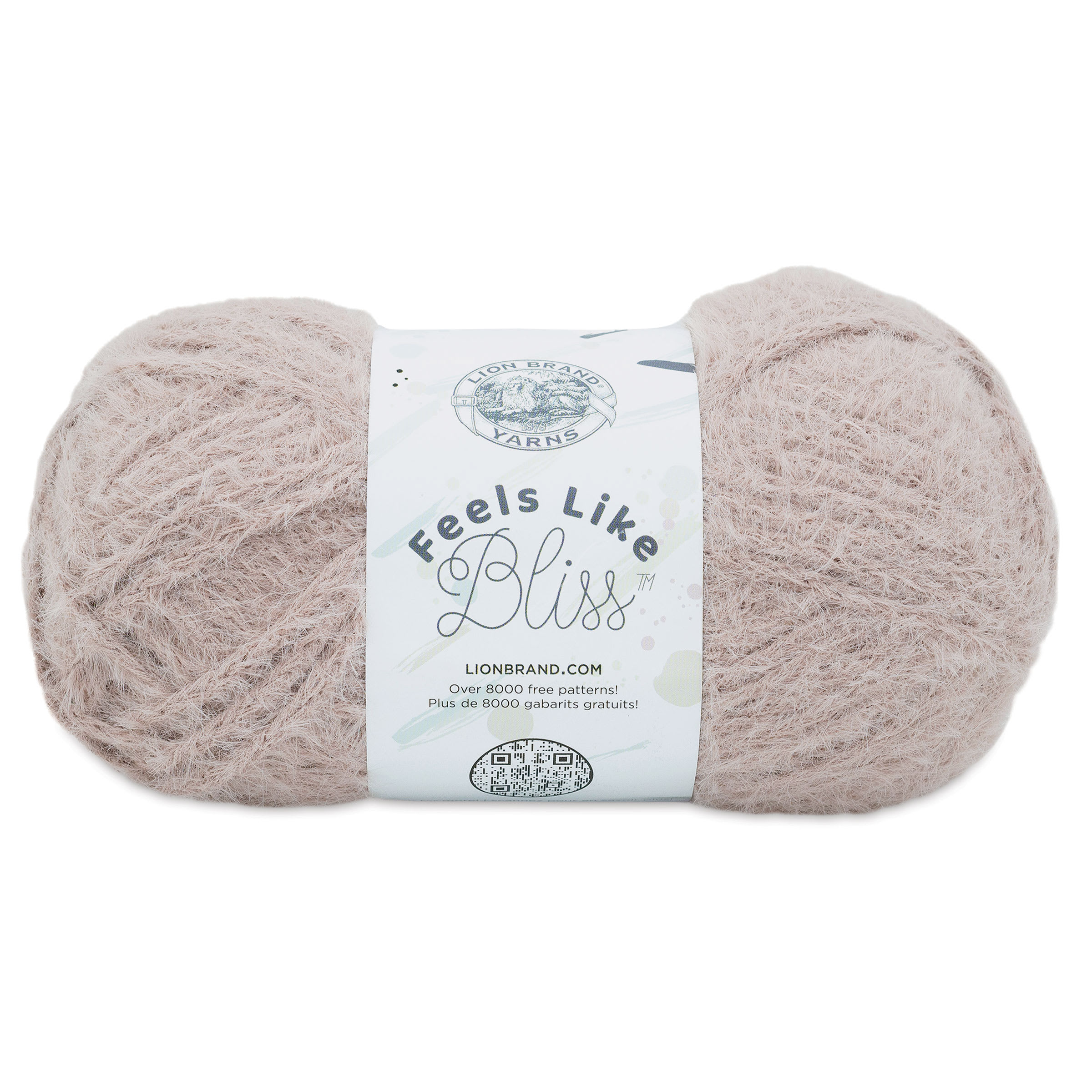 Lion Brand Feels Like Bliss Yarn  Cocoa 109 yards