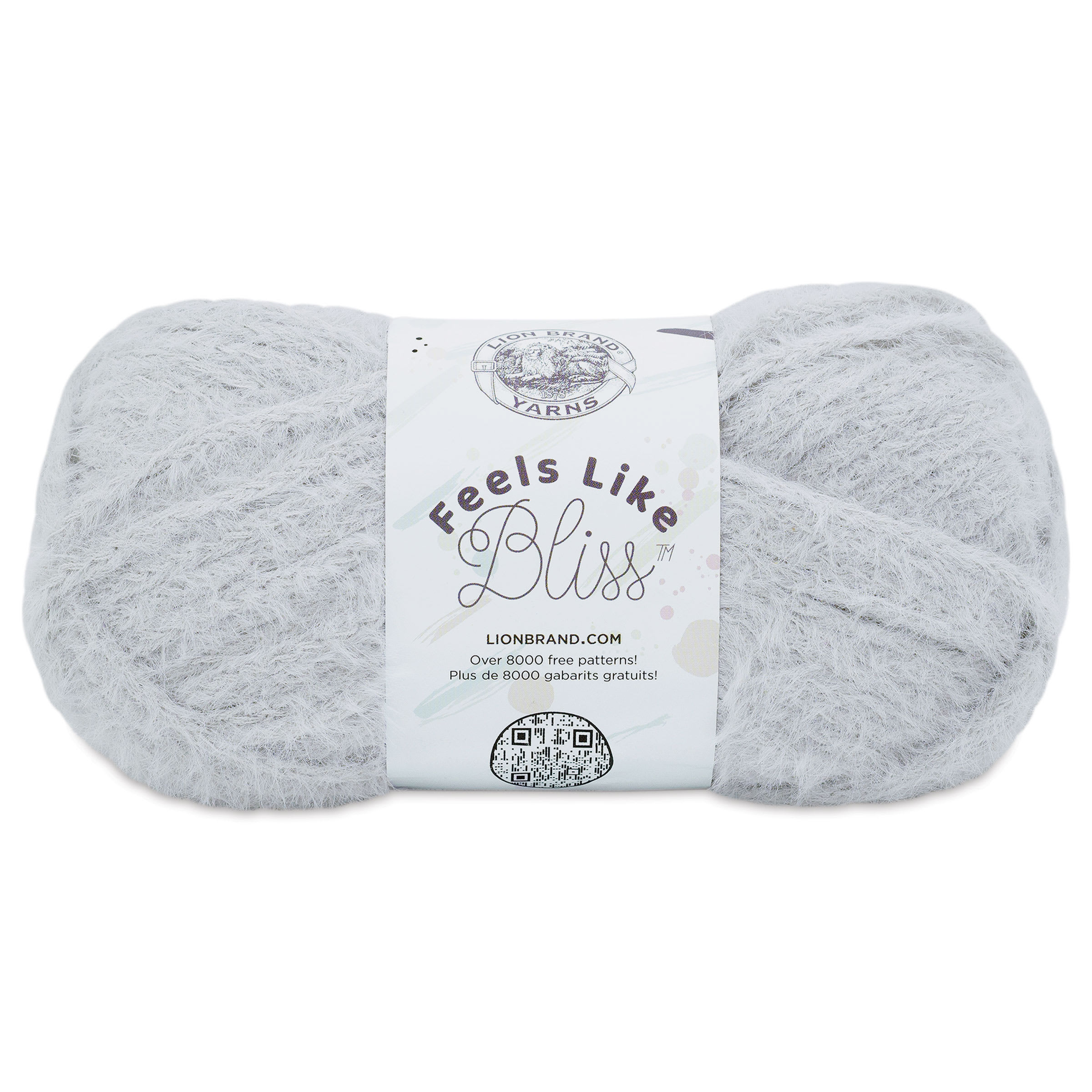 Lion Brand Feels Like Bliss Yarn  Sterling 109 yards