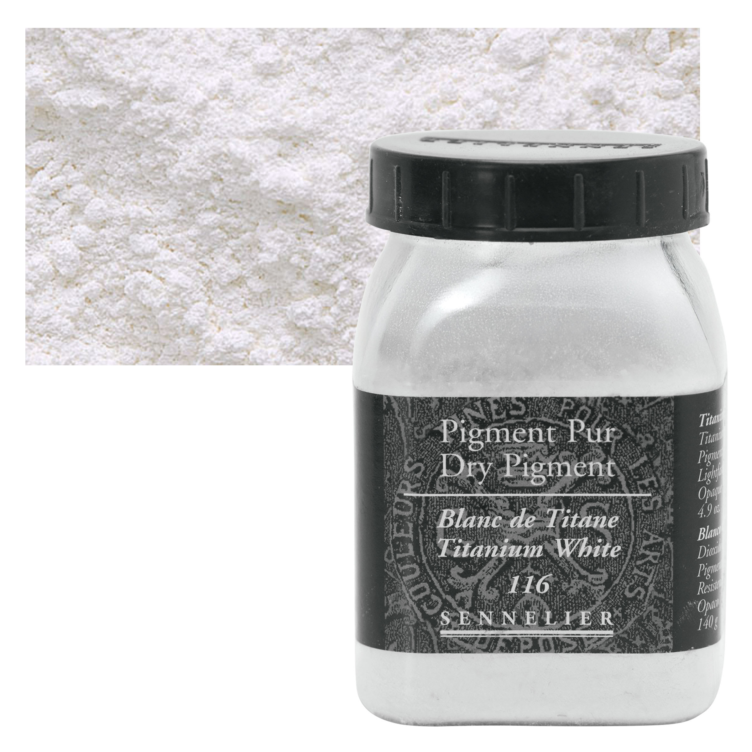 Sennelier Dry Pigment - Titanium White, 140 g jar