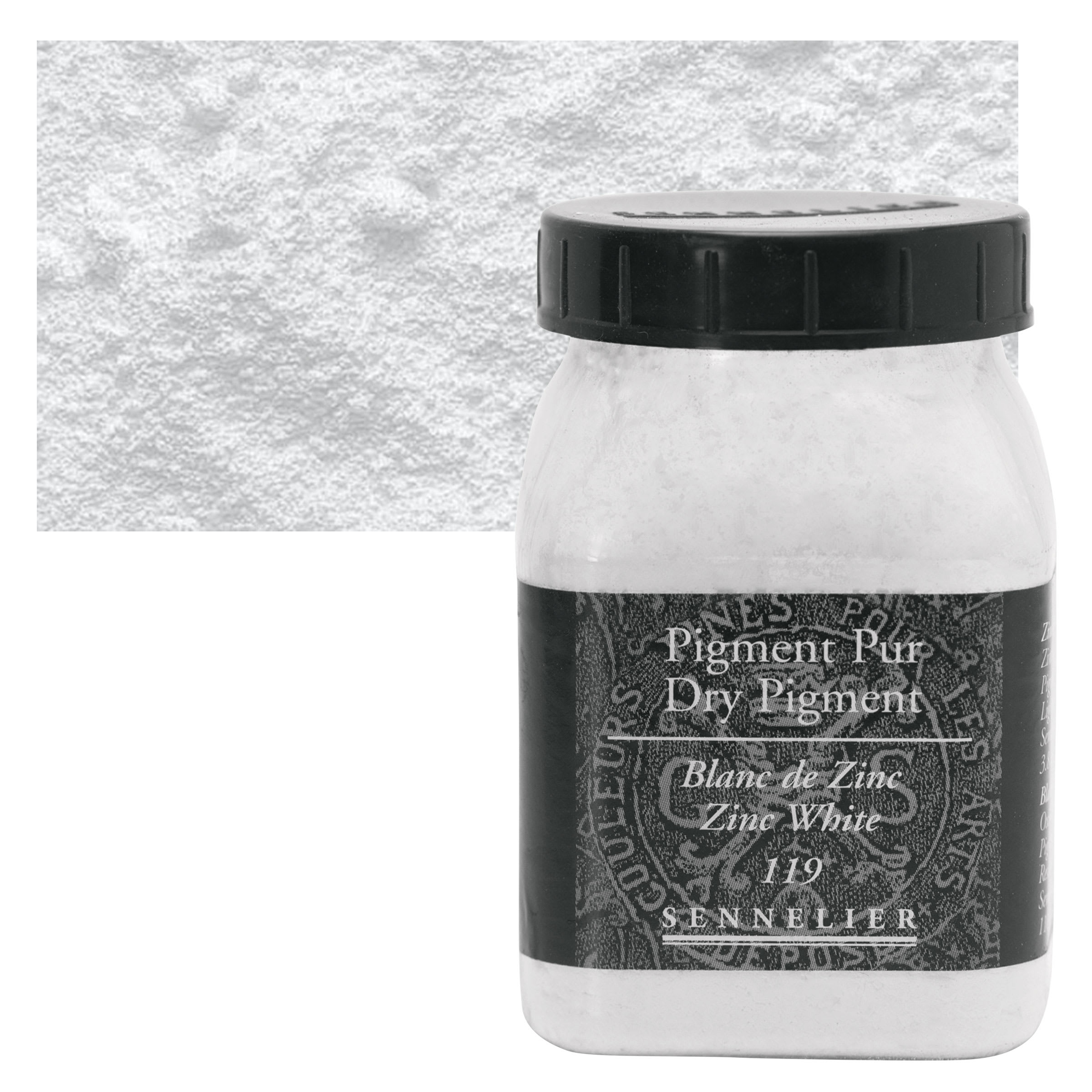 Sennelier Dry Pigment - Zinc White, 110 g jar