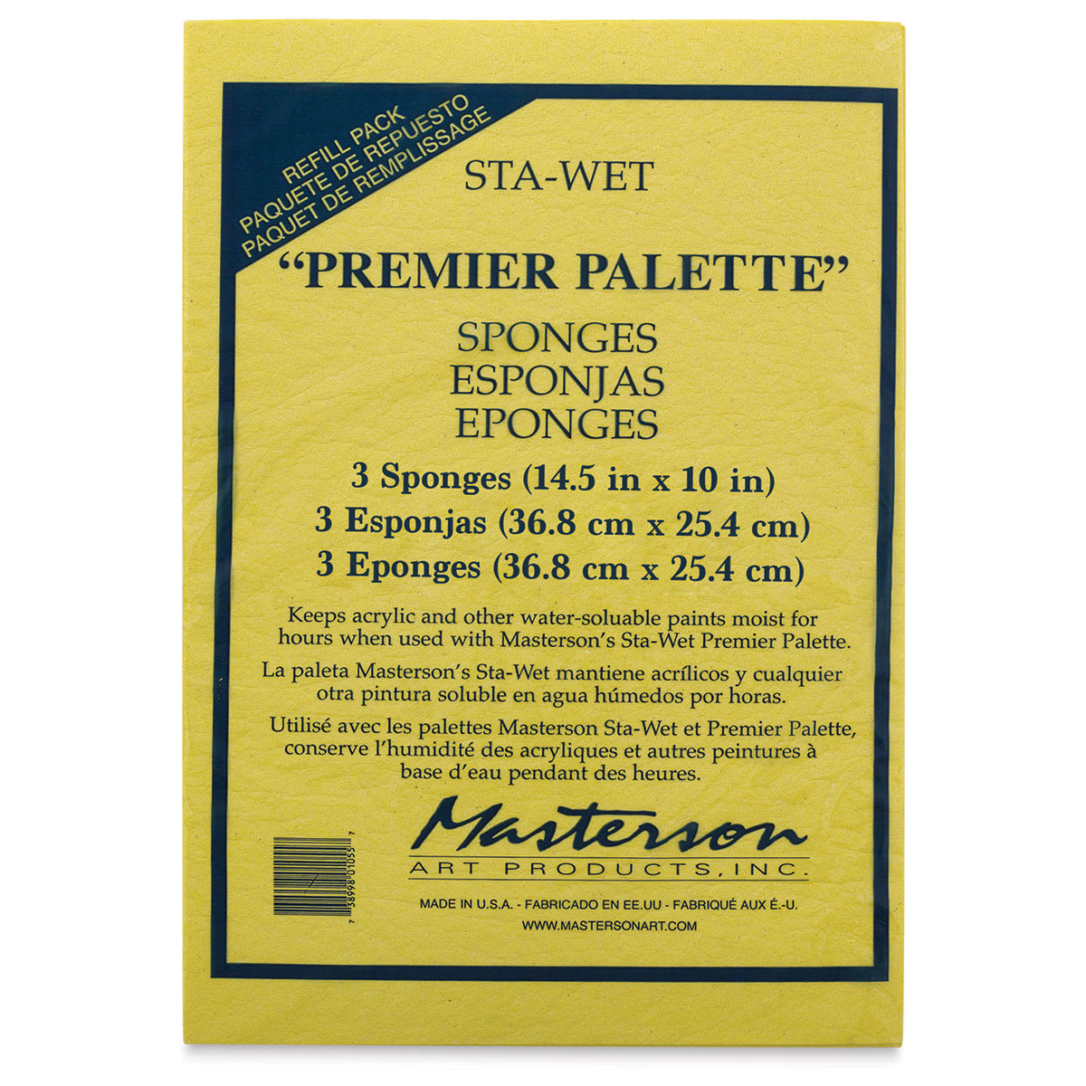 Masterson Sponge Insert Pack  Pkg of 3