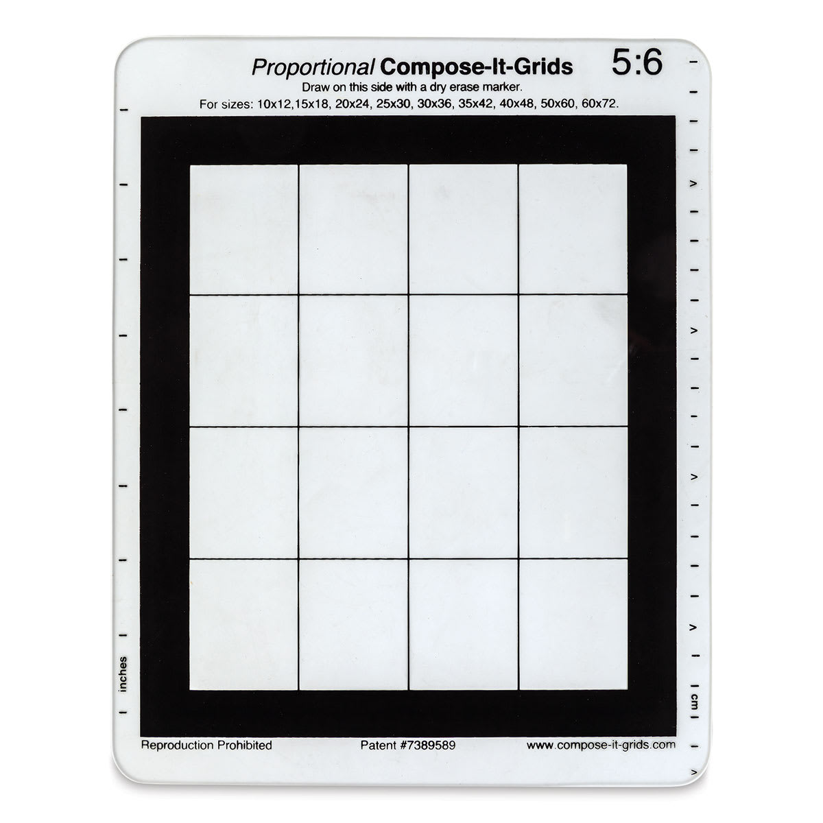Compose It Grid - 8" x 10", Single Grid, 5:6