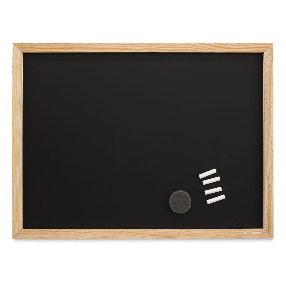 MasterVision Pine Wood Frame Chalkboard - 18" x 24"