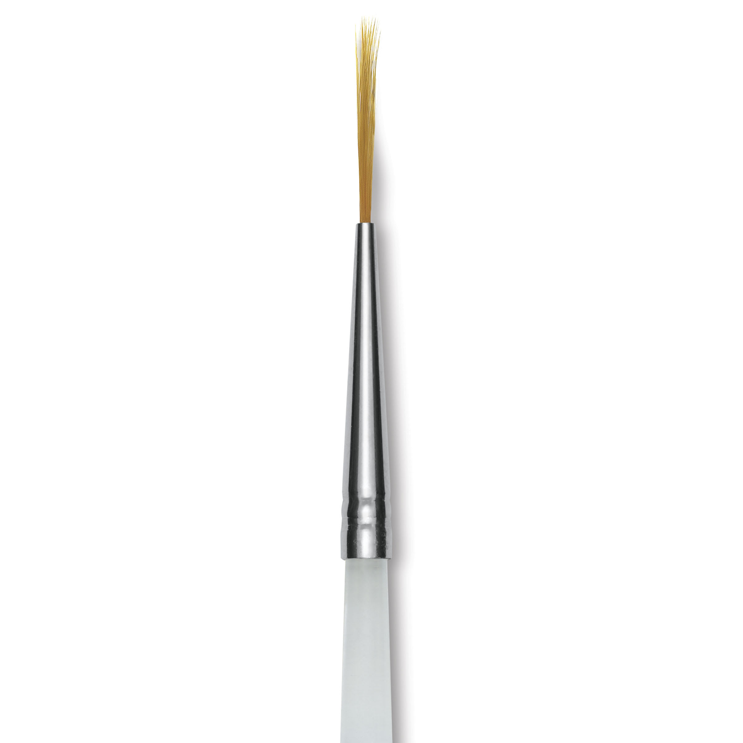 Mayco Reflections Golden Taklon Brush - Detail Liner, Short Handle, Size 10/0