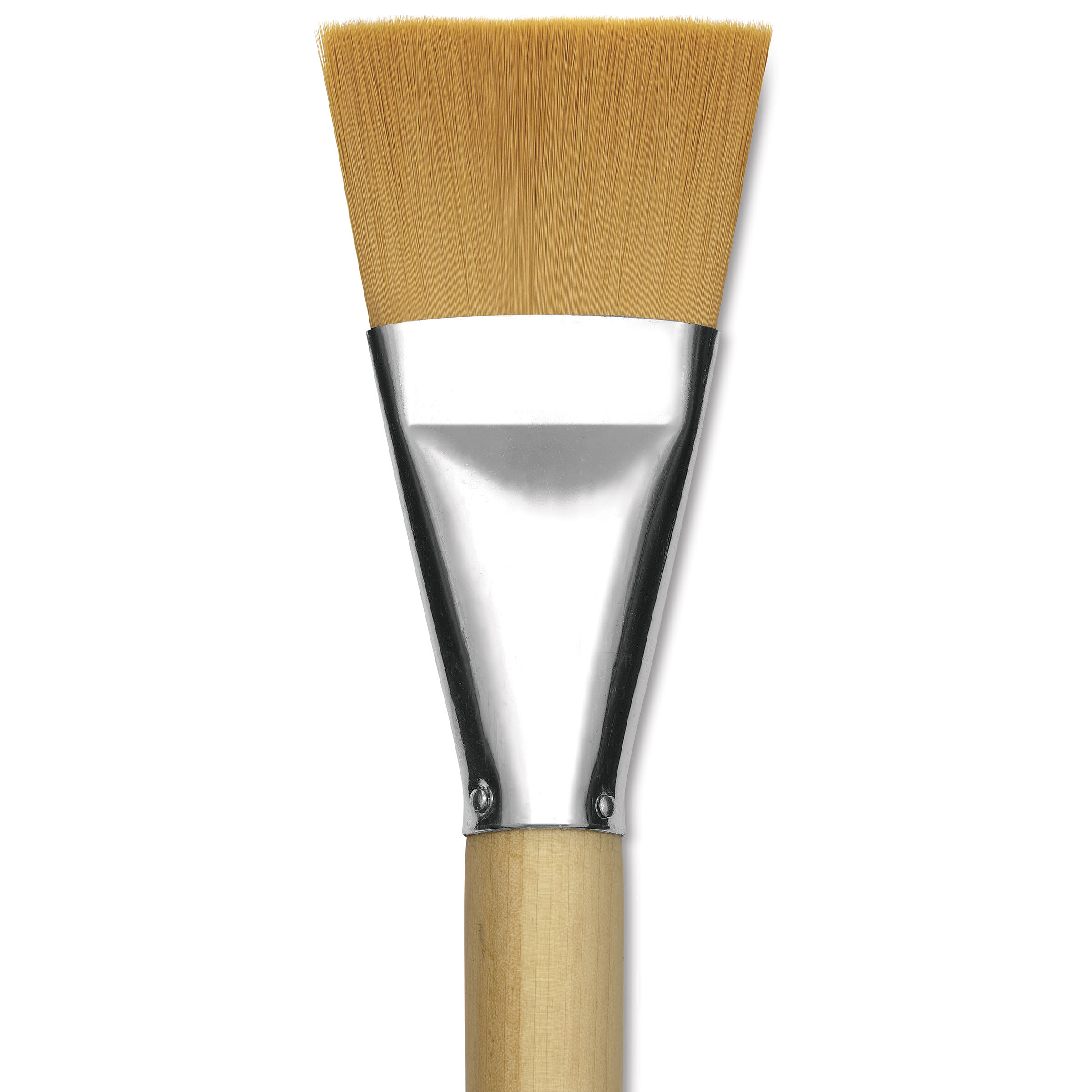 Silver Brush Silver Jumbo Golden Synthetic Brush - Flat, Mid-Handle, Size 40
