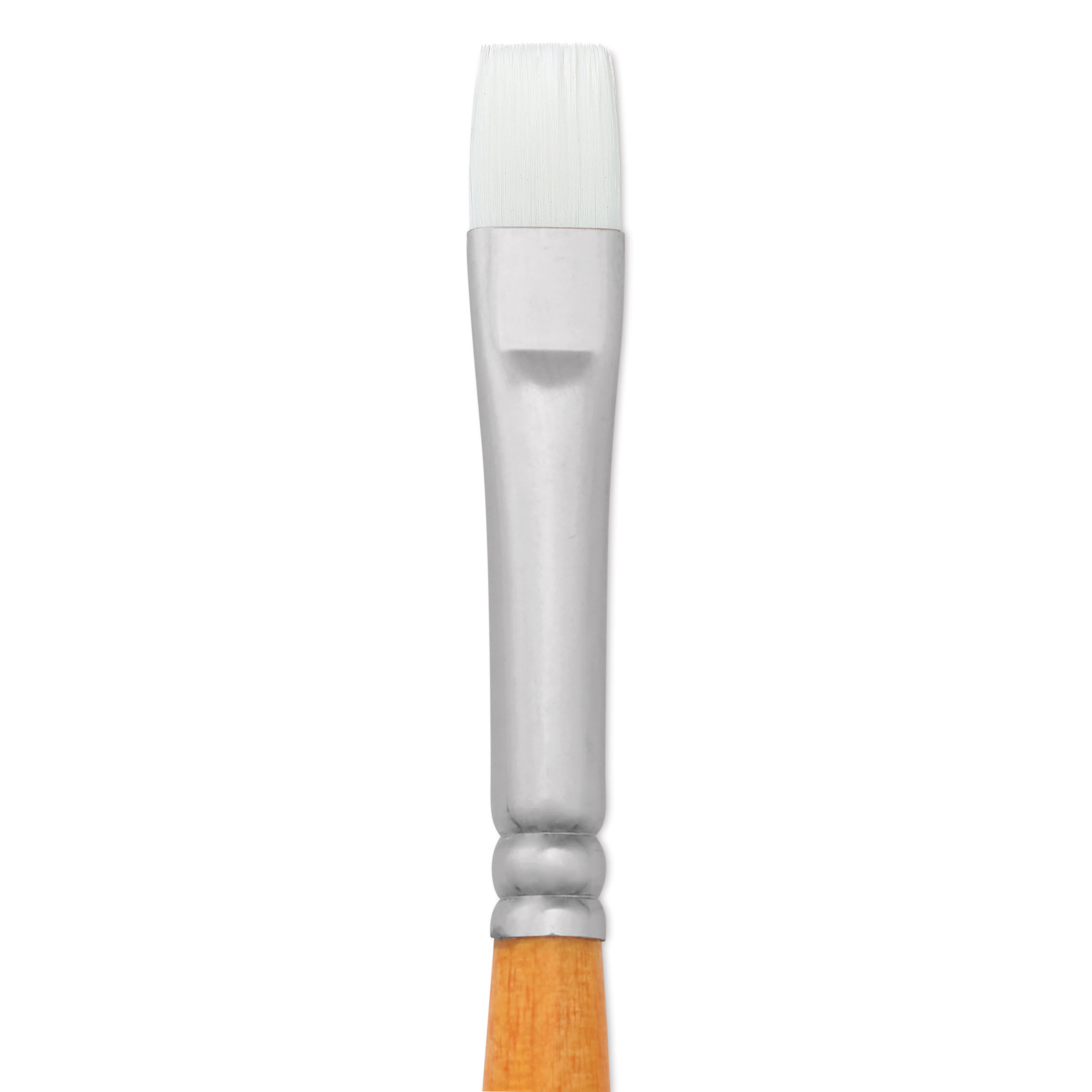 Utrecht Series 300 White Taklon Brush - Bright, Size 4, Long Handle