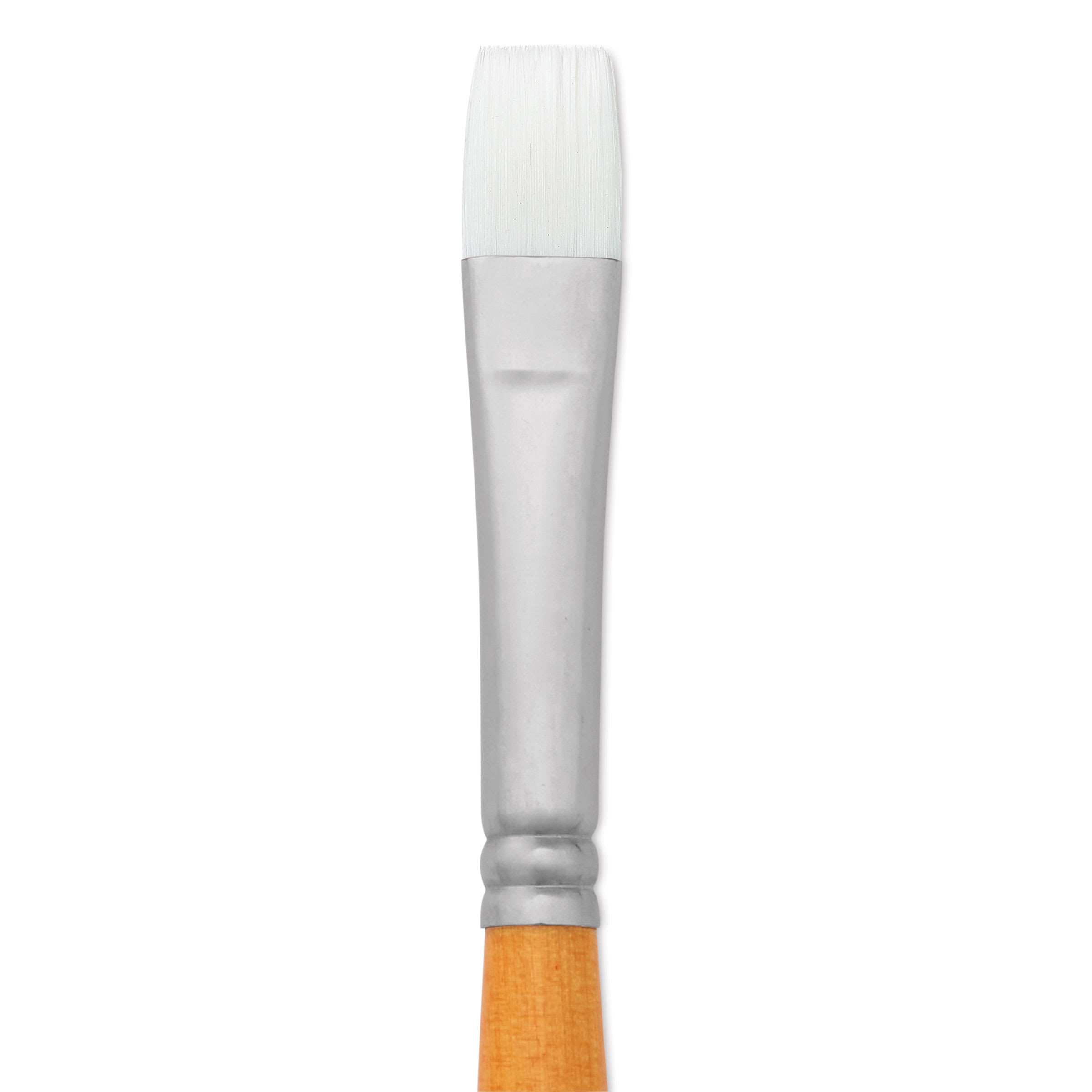 Utrecht Series 300 White Taklon Brush - Bright, Size 6, Long Handle