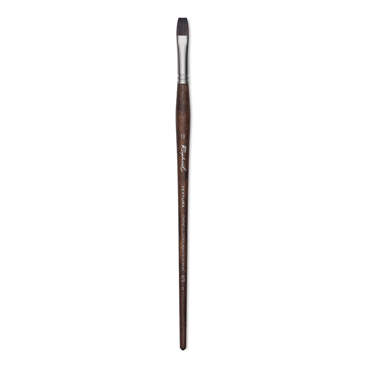 Raphaël Textura Brush - Flat, Size 10, Long Handle