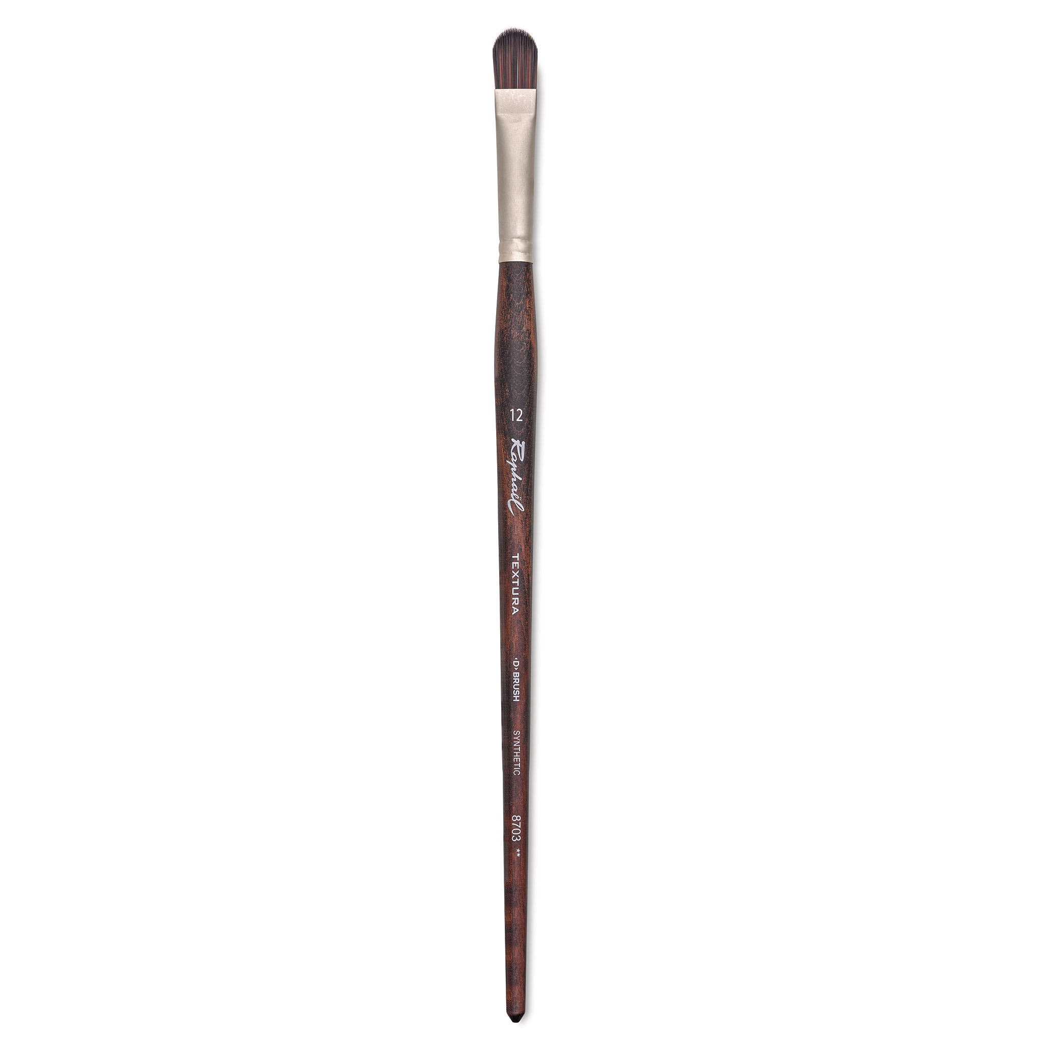Raphaël Textura Brush - D-Brush, Size 12, Long Handle