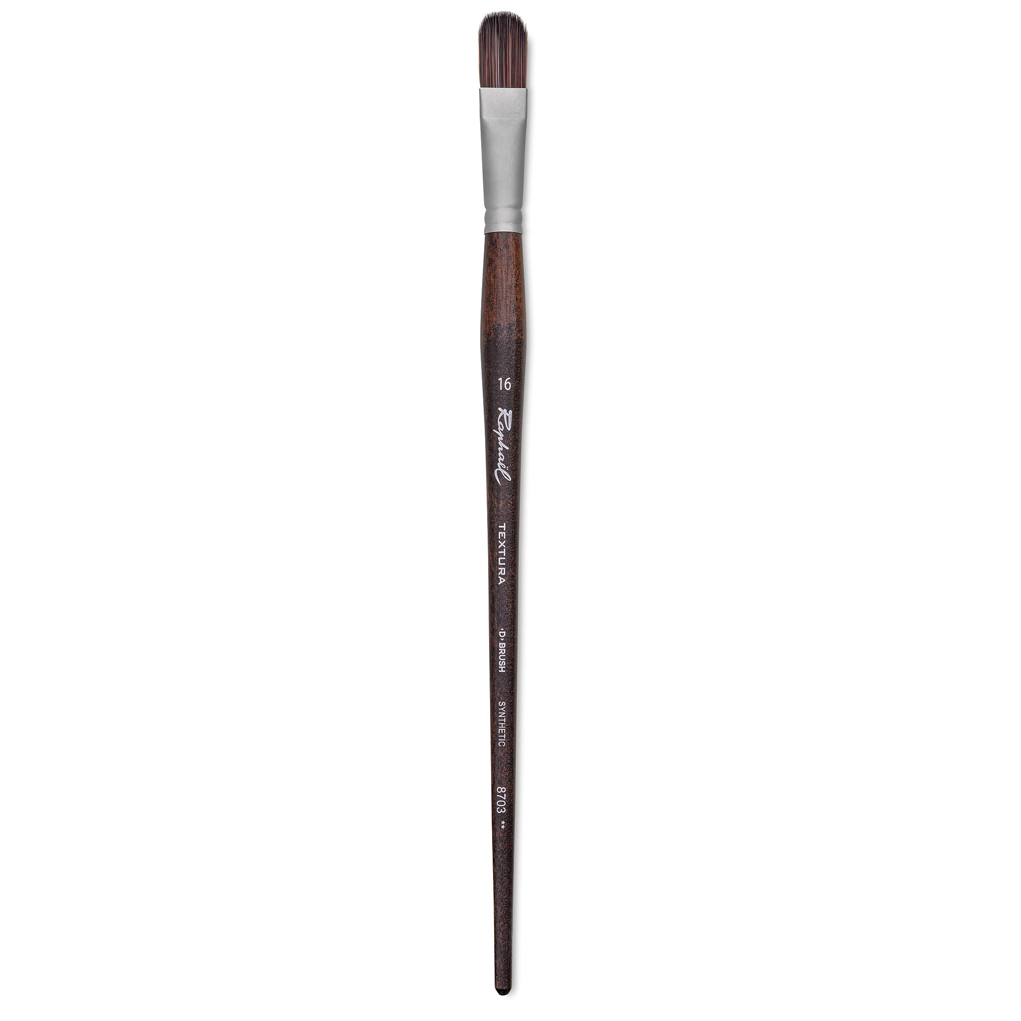 Raphaël Textura Brush - D-Brush, Size 16, Long Handle