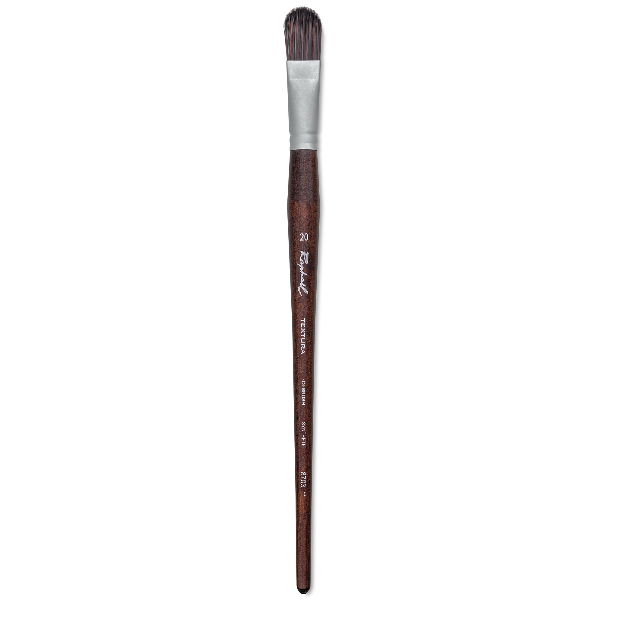Raphaël Textura Brush - D-Brush, Size 20, Long Handle
