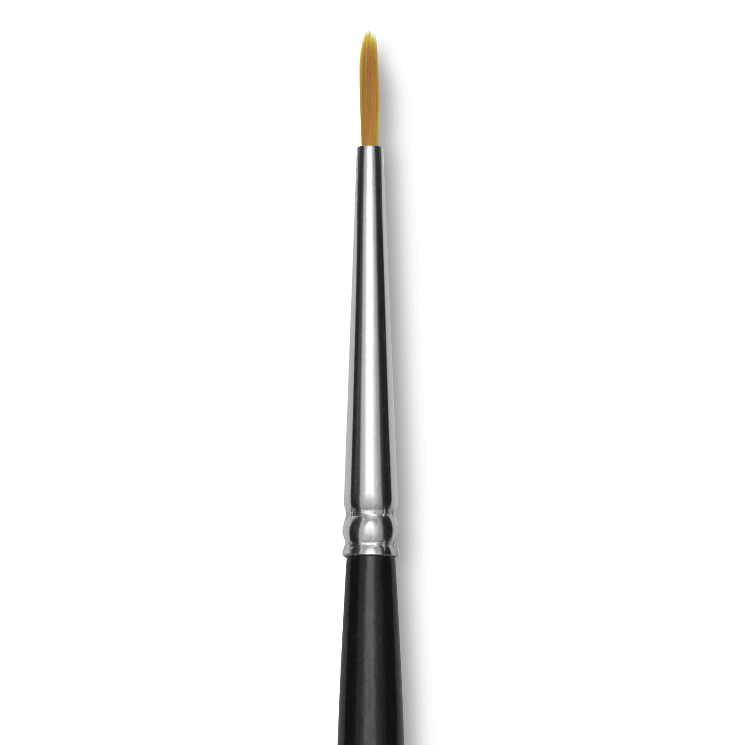 Trekell Synthetic Gold Taklon Brush - Round, Short Handle, Size 0