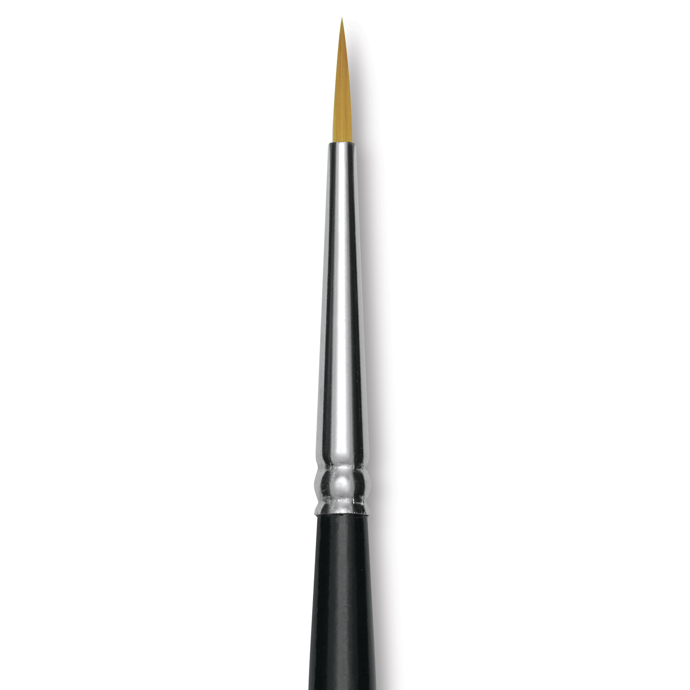 Trekell Synthetic Gold Taklon Brush - Round, Short Handle, Size 1