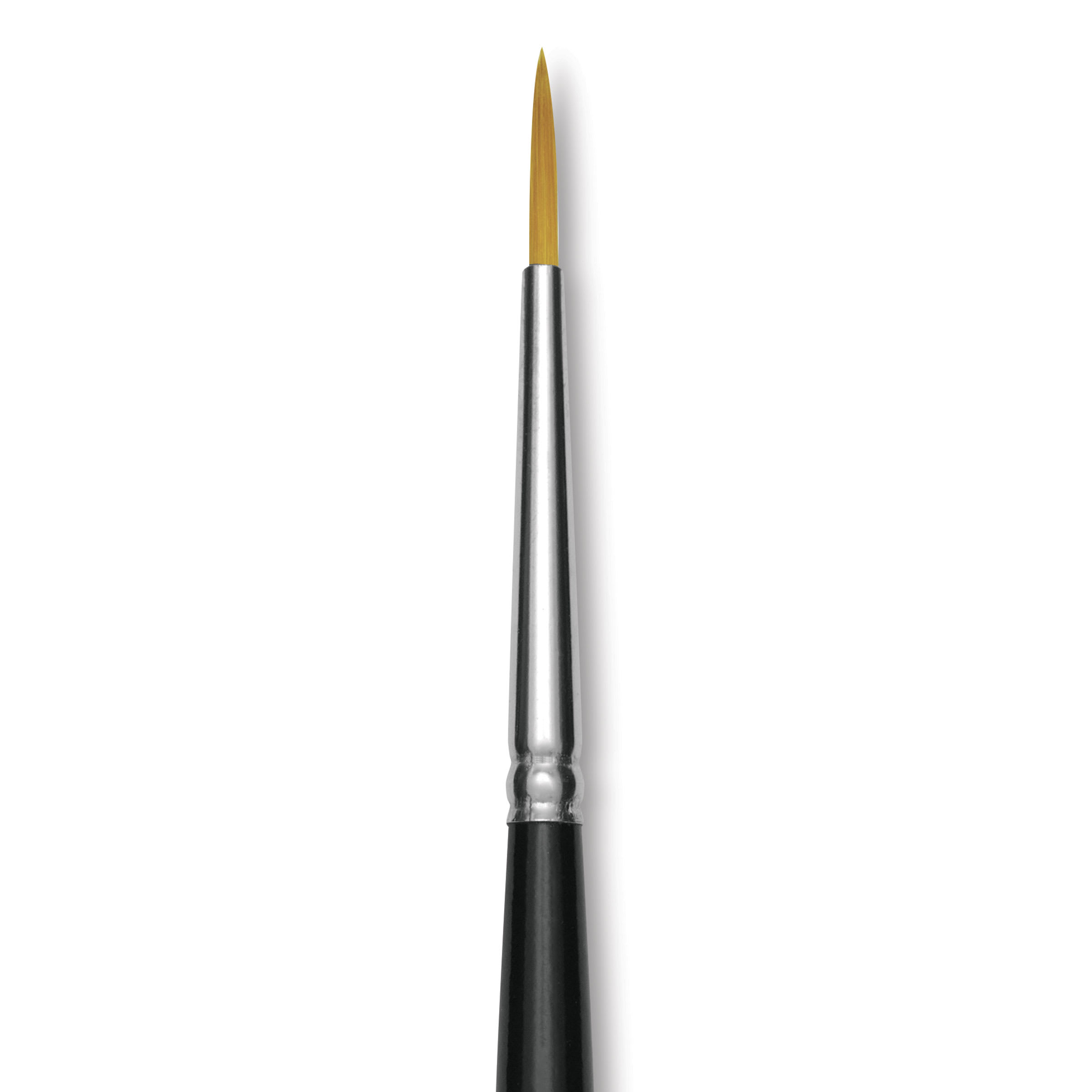 Trekell Synthetic Gold Taklon Brush - Round, Short Handle, Size 2