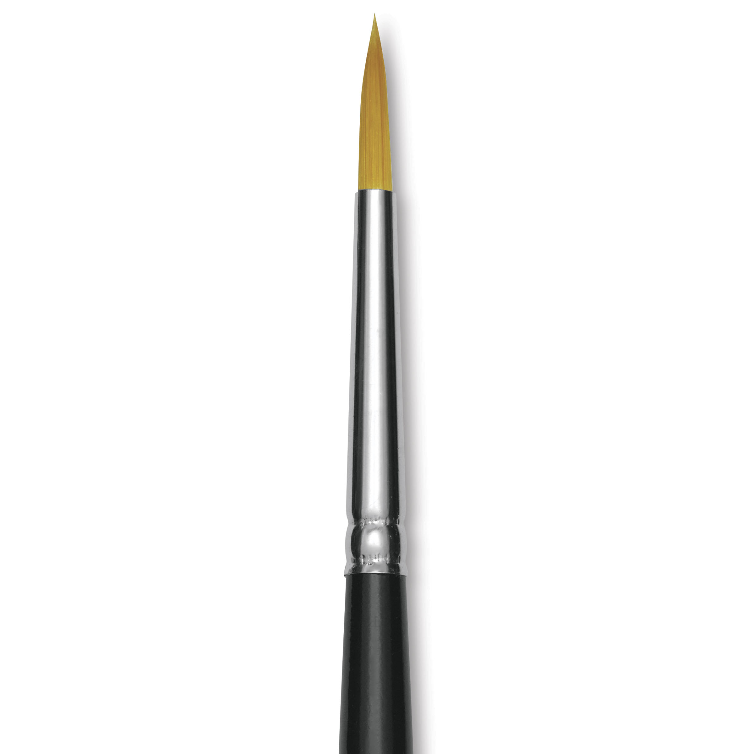 Trekell Synthetic Gold Taklon Brush - Round, Short Handle, Size 5