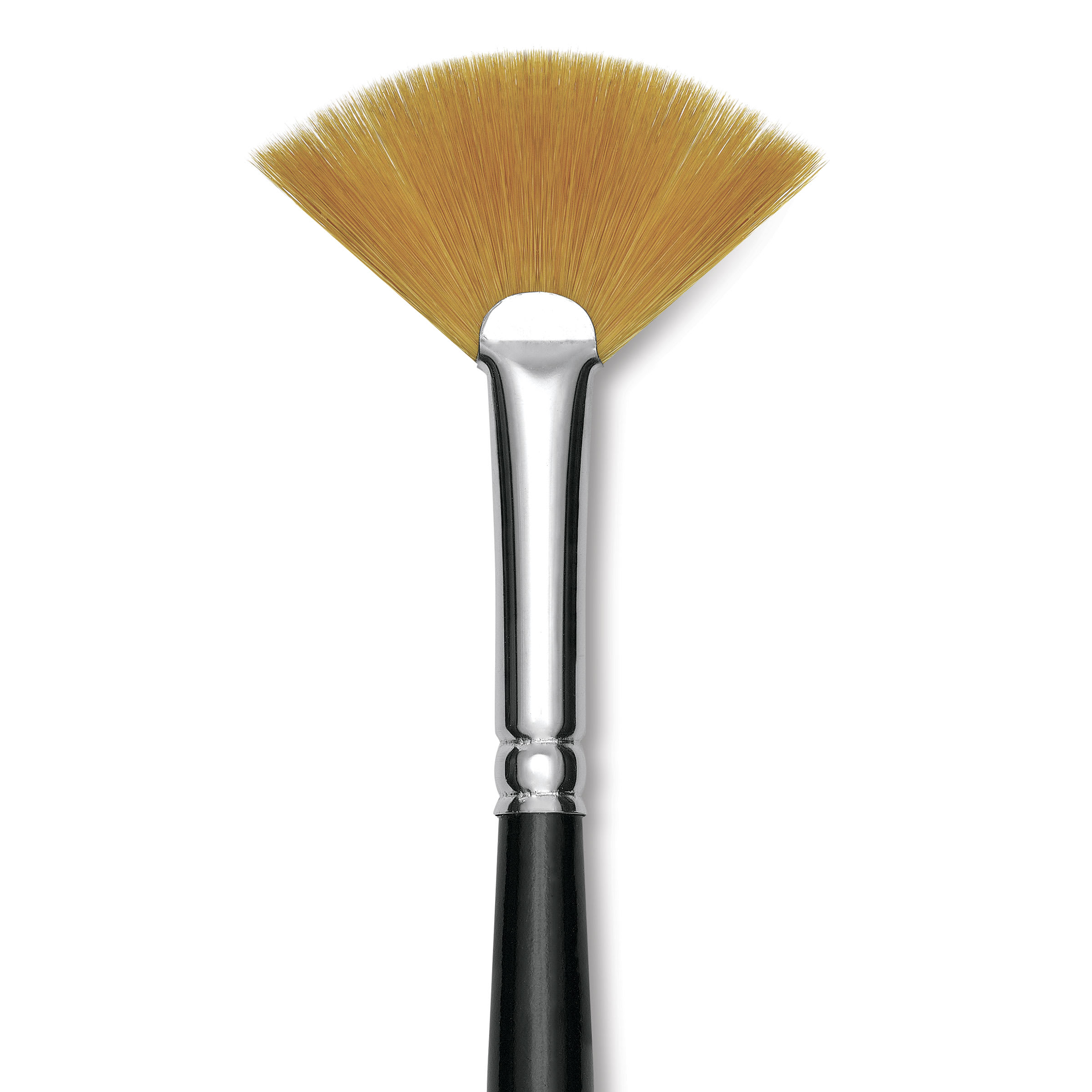Trekell Synthetic Gold Taklon Brush - Fan, Short Handle, Size 4