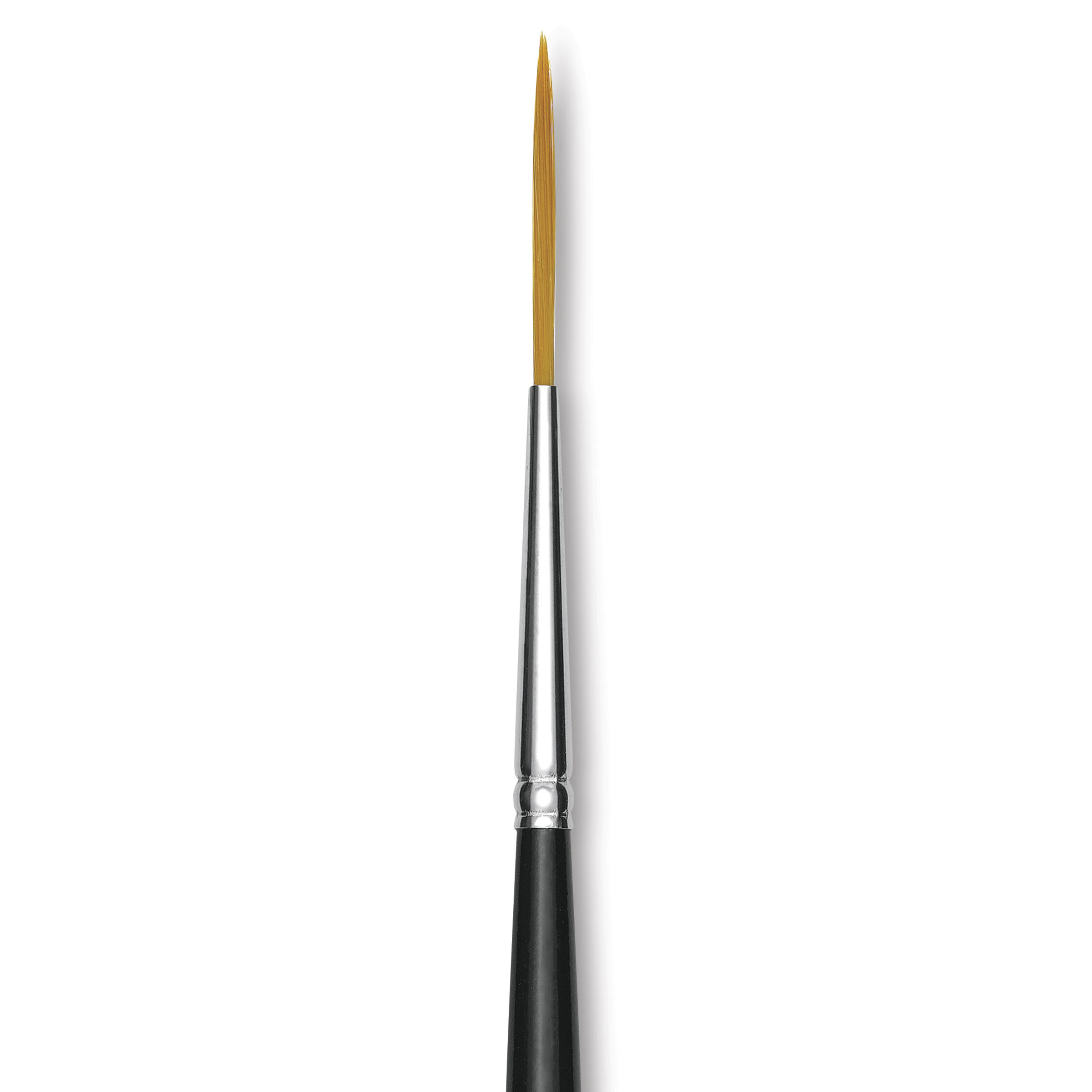 Trekell Synthetic Gold Taklon Brush - Script/Rigger, Short Handle, Size 0