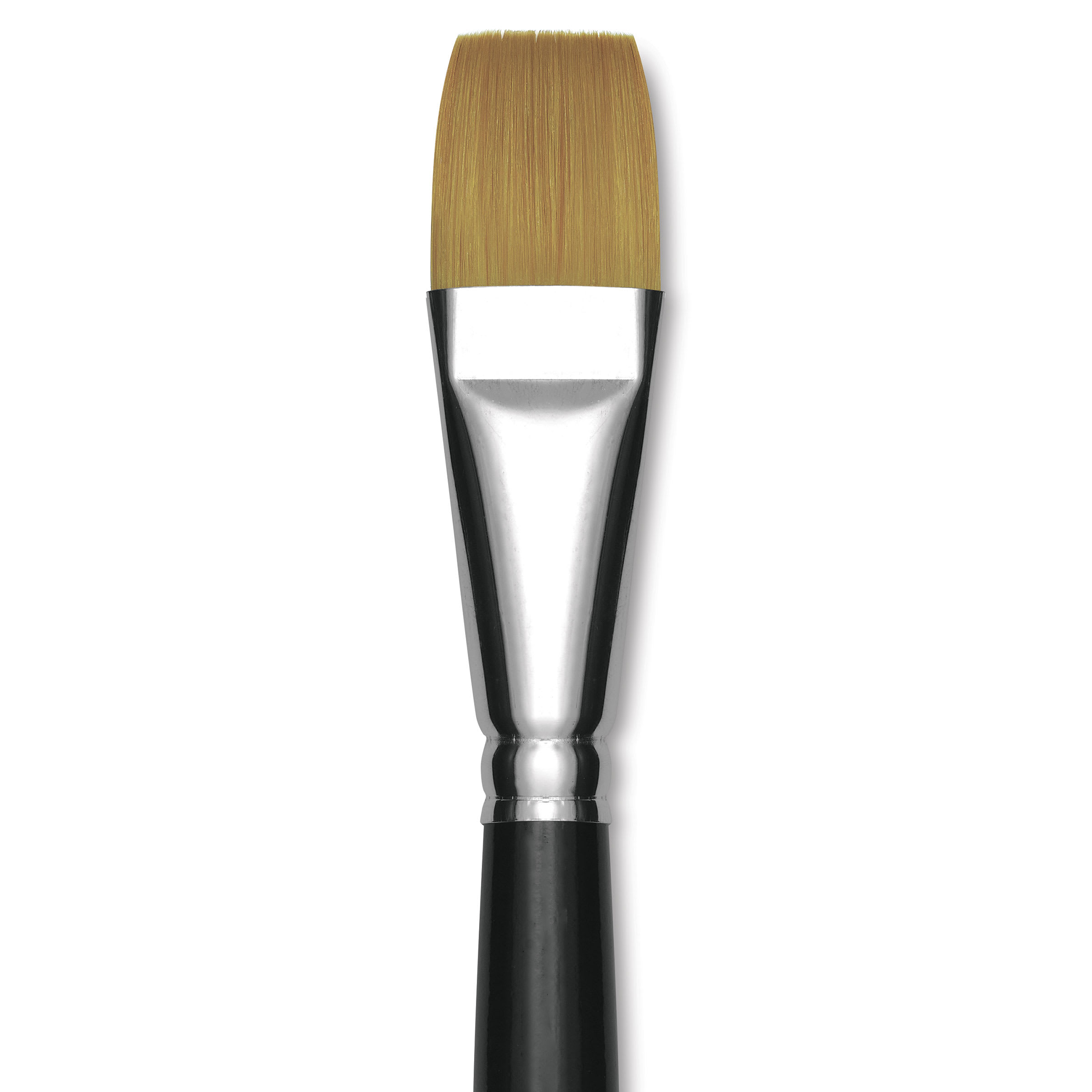 Trekell Synthetic Gold Taklon Brush - Wash, Short Handle, Size 3/4"