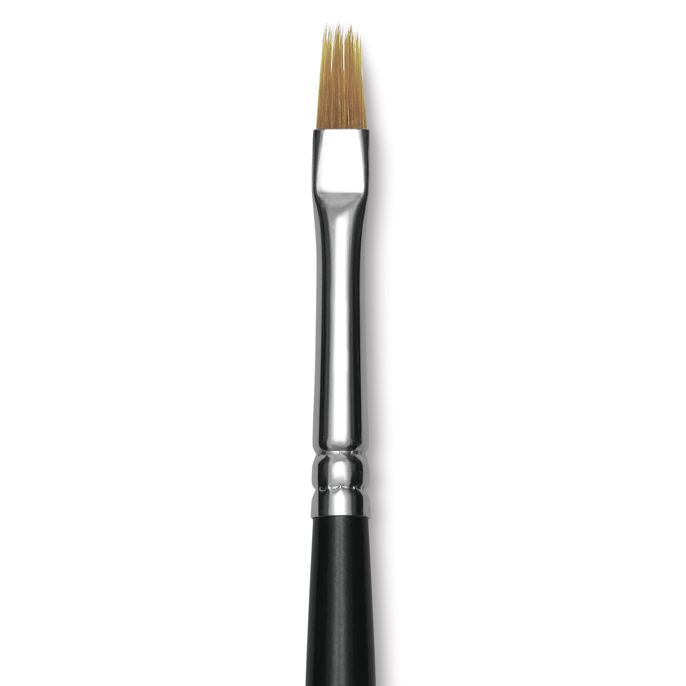 Trekell Synthetic Gold Taklon Brush - Grainer, Short Handle, Size 1/8"