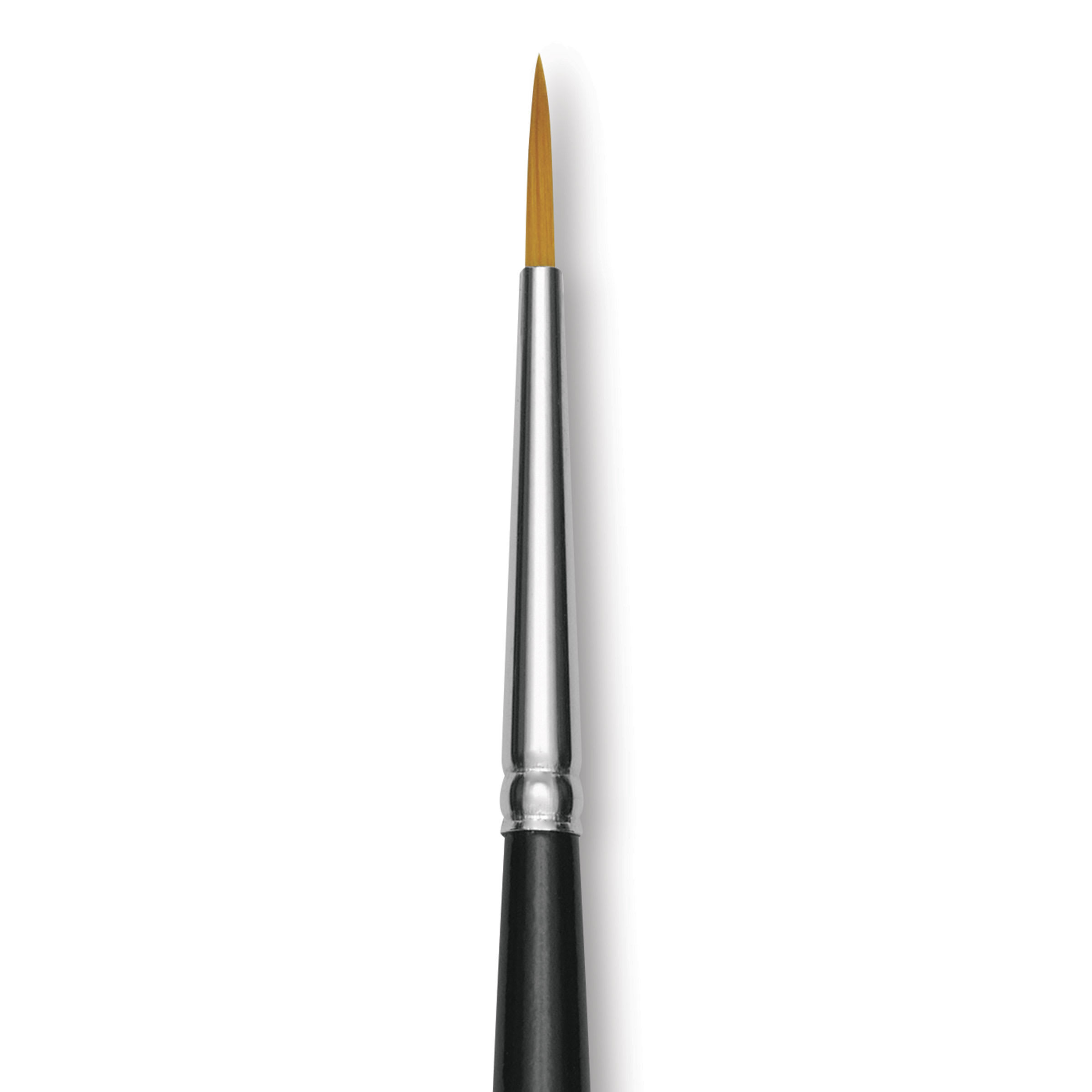 Trekell Synthetic Gold Taklon Brush - Round, Long Handle, Size 4