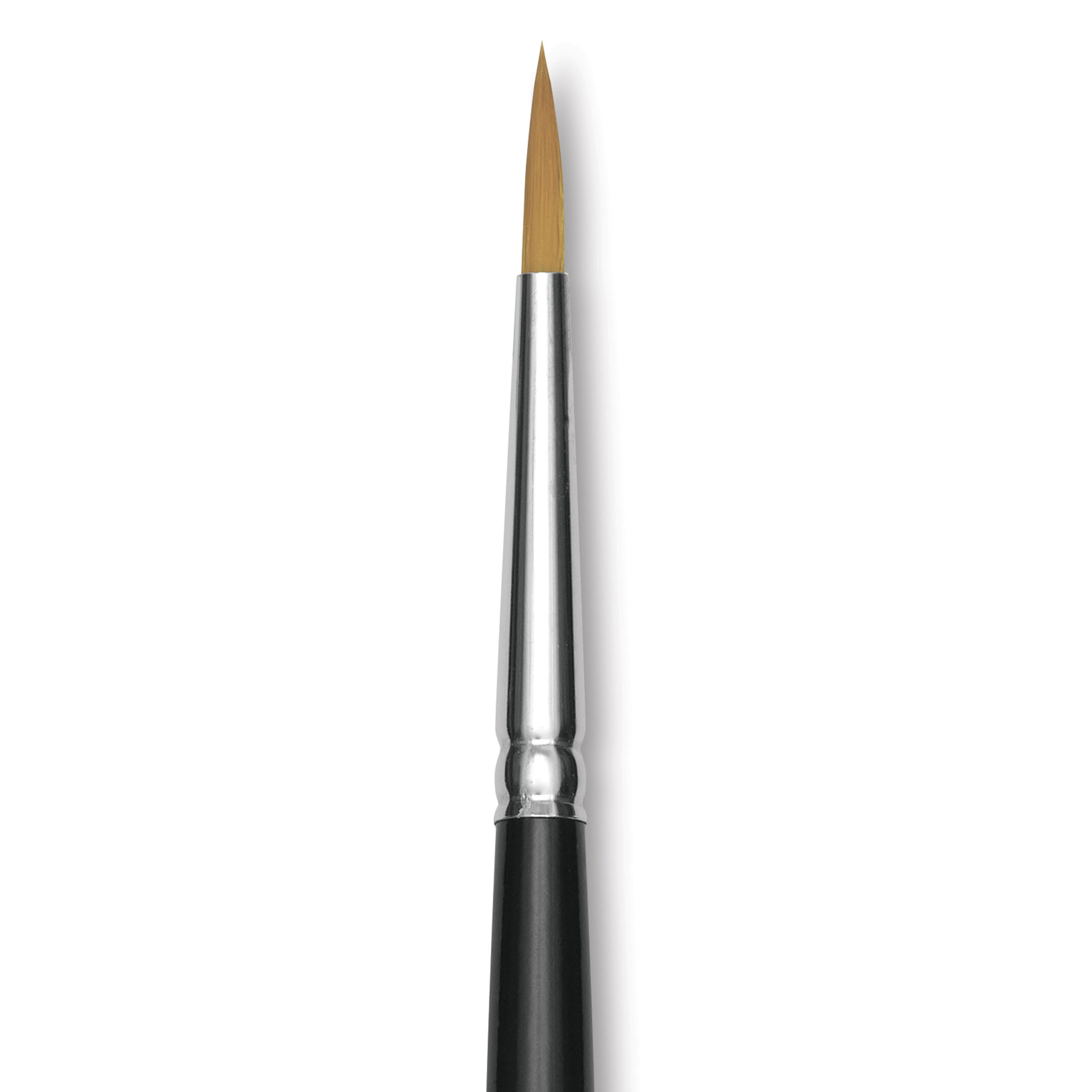 Trekell Synthetic Gold Taklon Brush - Round, Long Handle, Size 8