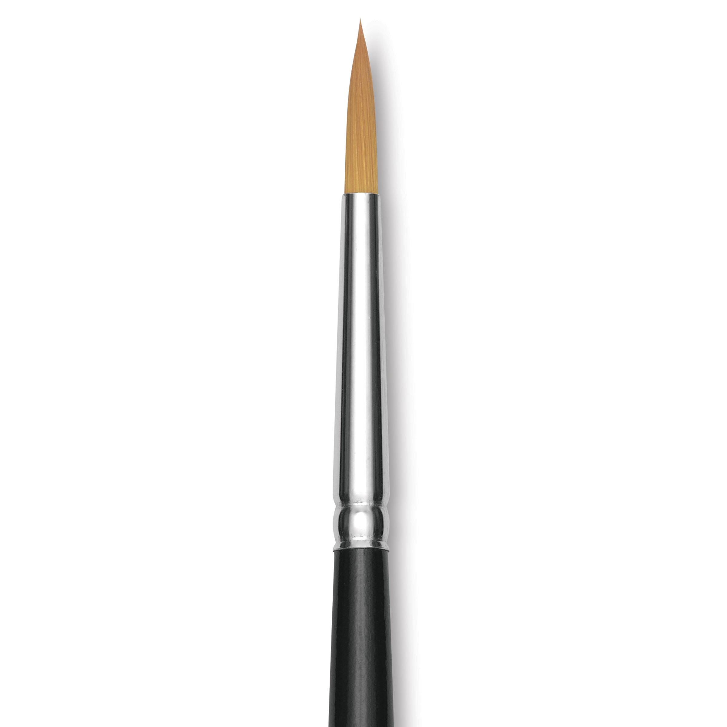 Trekell Synthetic Gold Taklon Brush - Round, Long Handle, Size 12