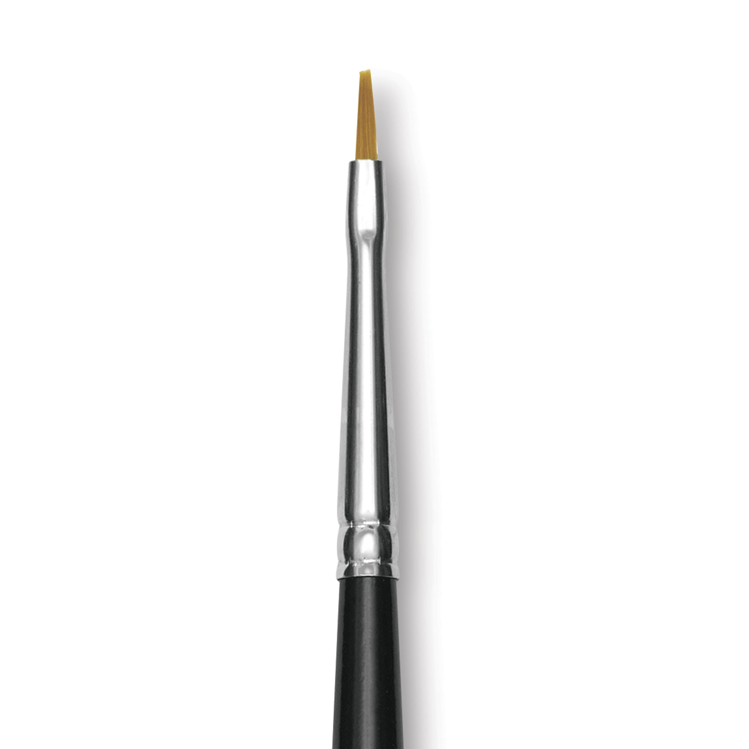 Trekell Synthetic Gold Taklon Brush - Bright, Long Handle, Size 0