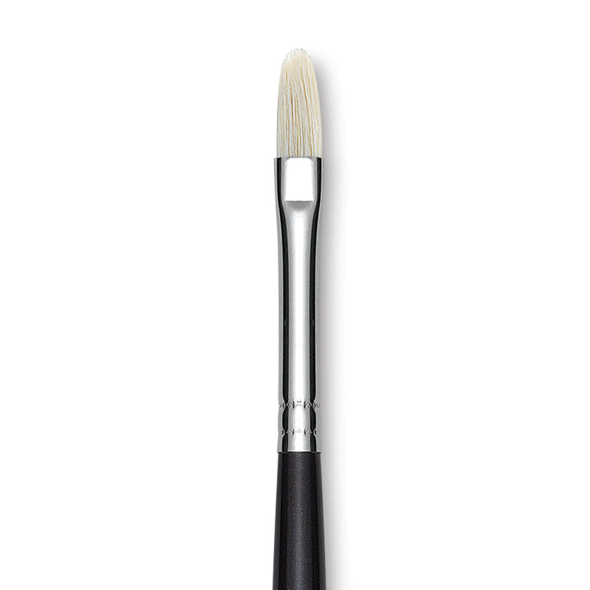 Utrecht Natural Chungking Pure Bristle Brush - Filbert, Size 1, Long Handle