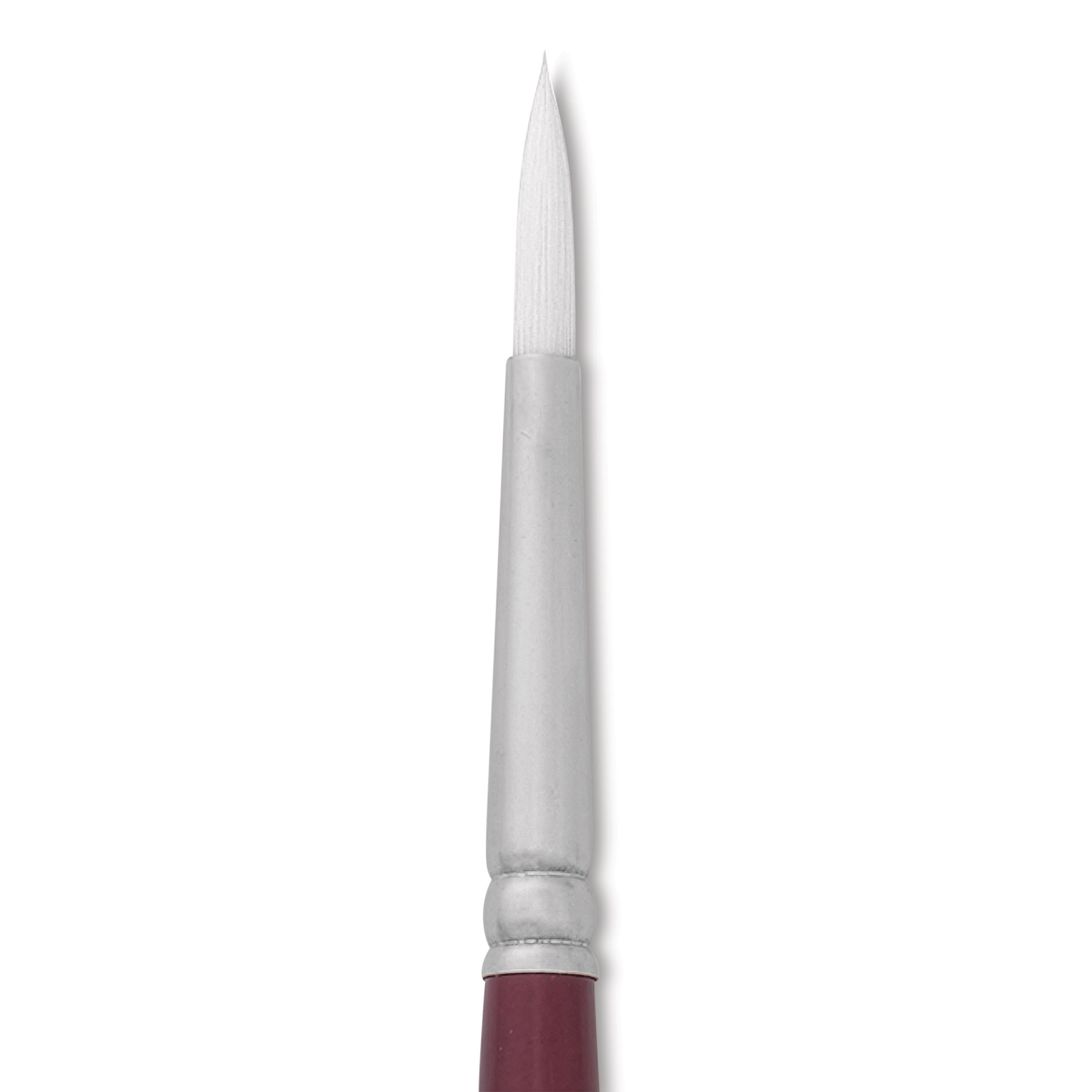 Utrecht Series 233 White Nylon Sable Round Brush - Size 10, Long Handle