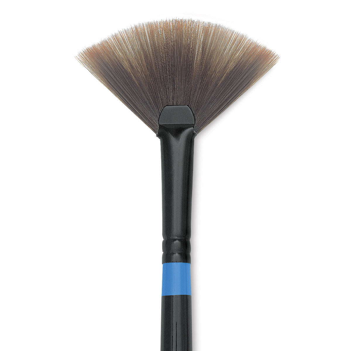 Utrecht Manglon Synthetic Brush - Fan, Size 8, Long Handle