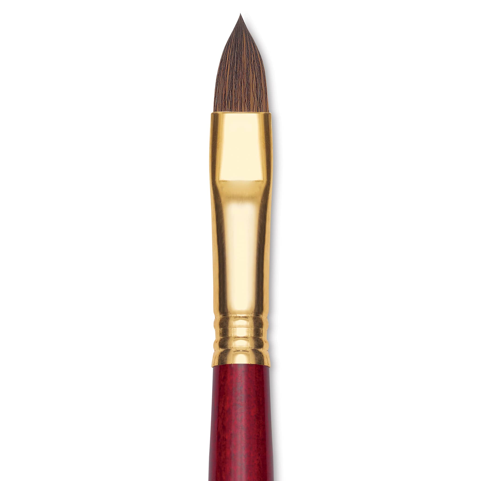 Blick Master Synthetic Kolinsky Brush - Short Handle, Filbert, Size 12
