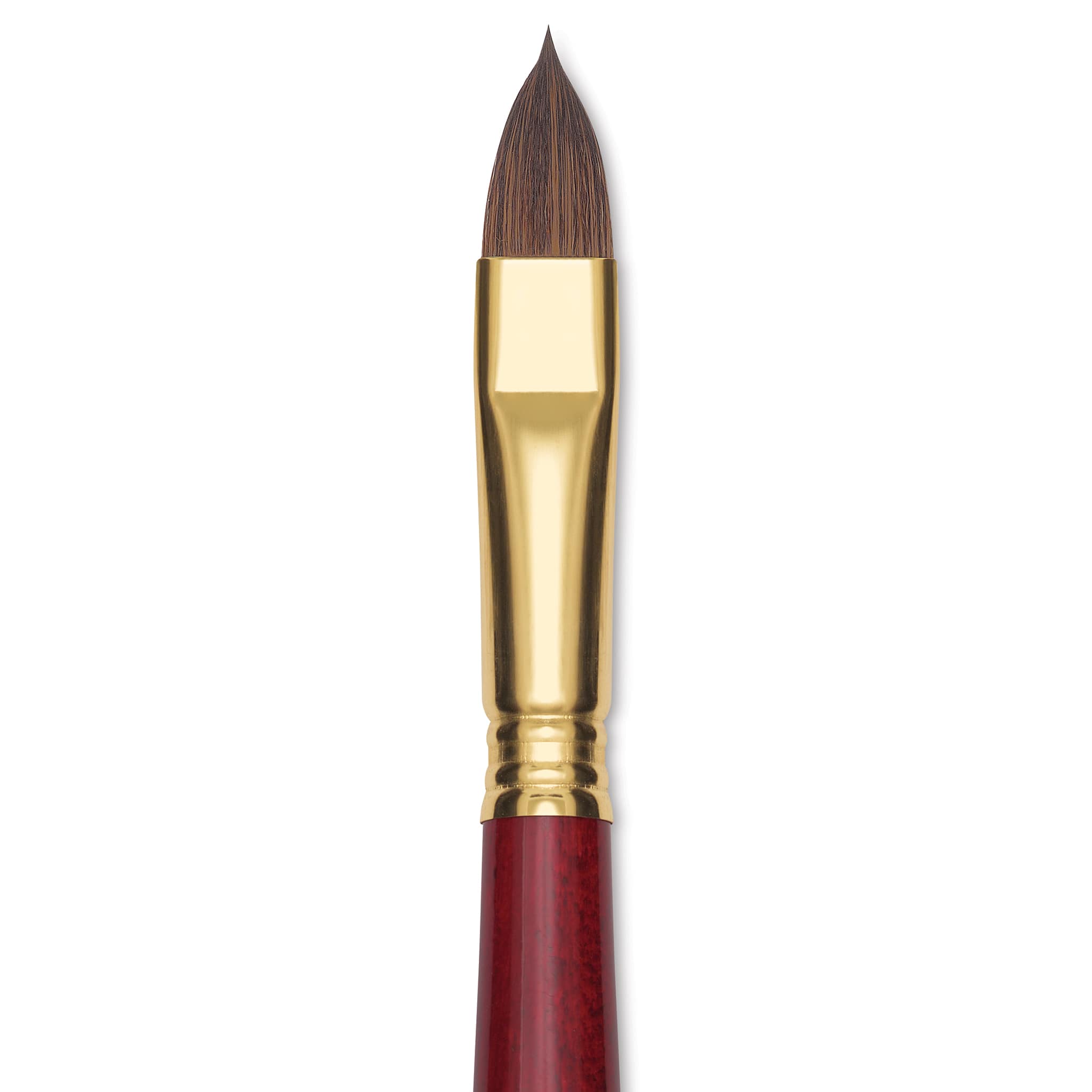 Blick Master Synthetic Kolinsky Brush - Short Handle, Filbert, Size 14