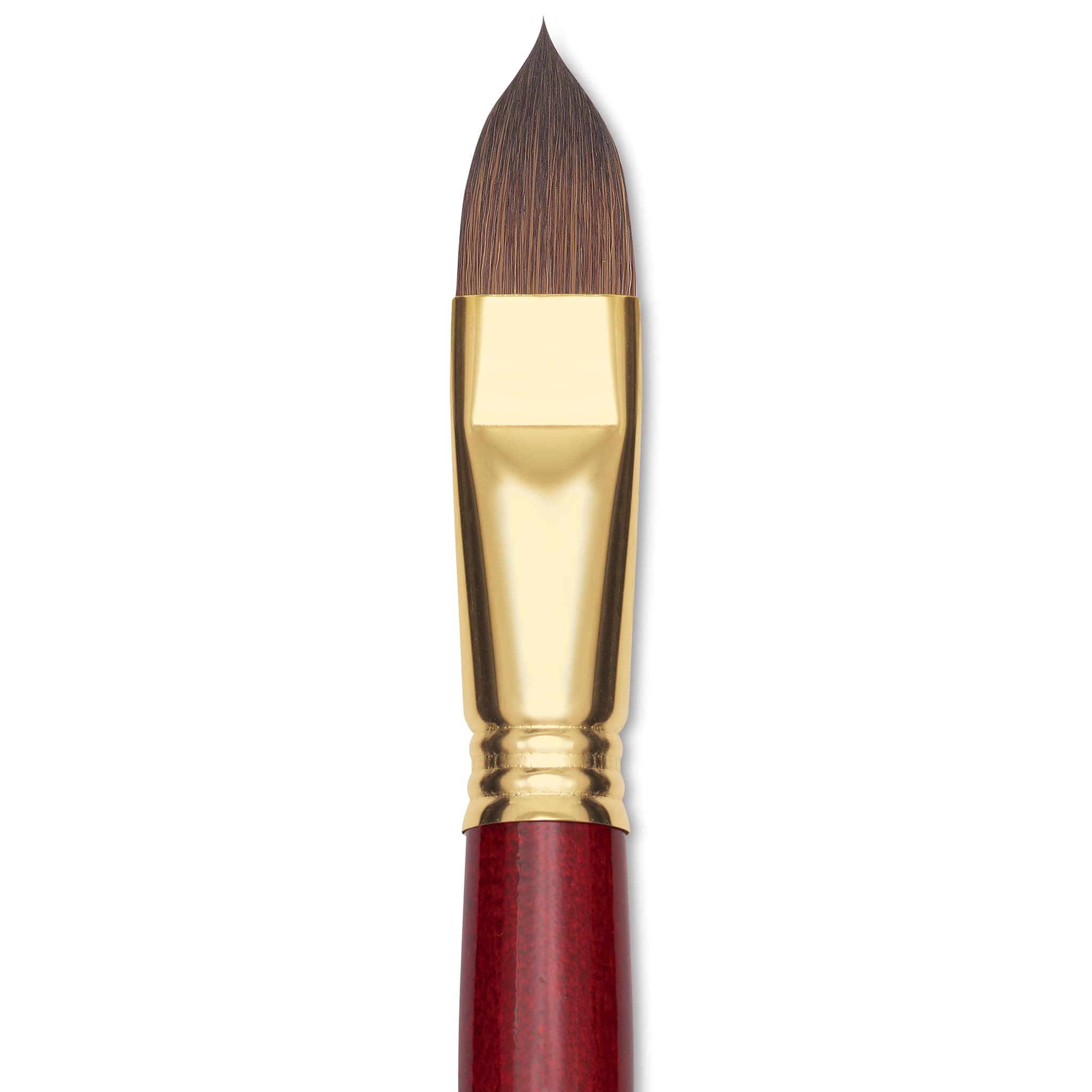 Blick Master Synthetic Kolinsky Brush - Short Handle, Filbert, Size 18