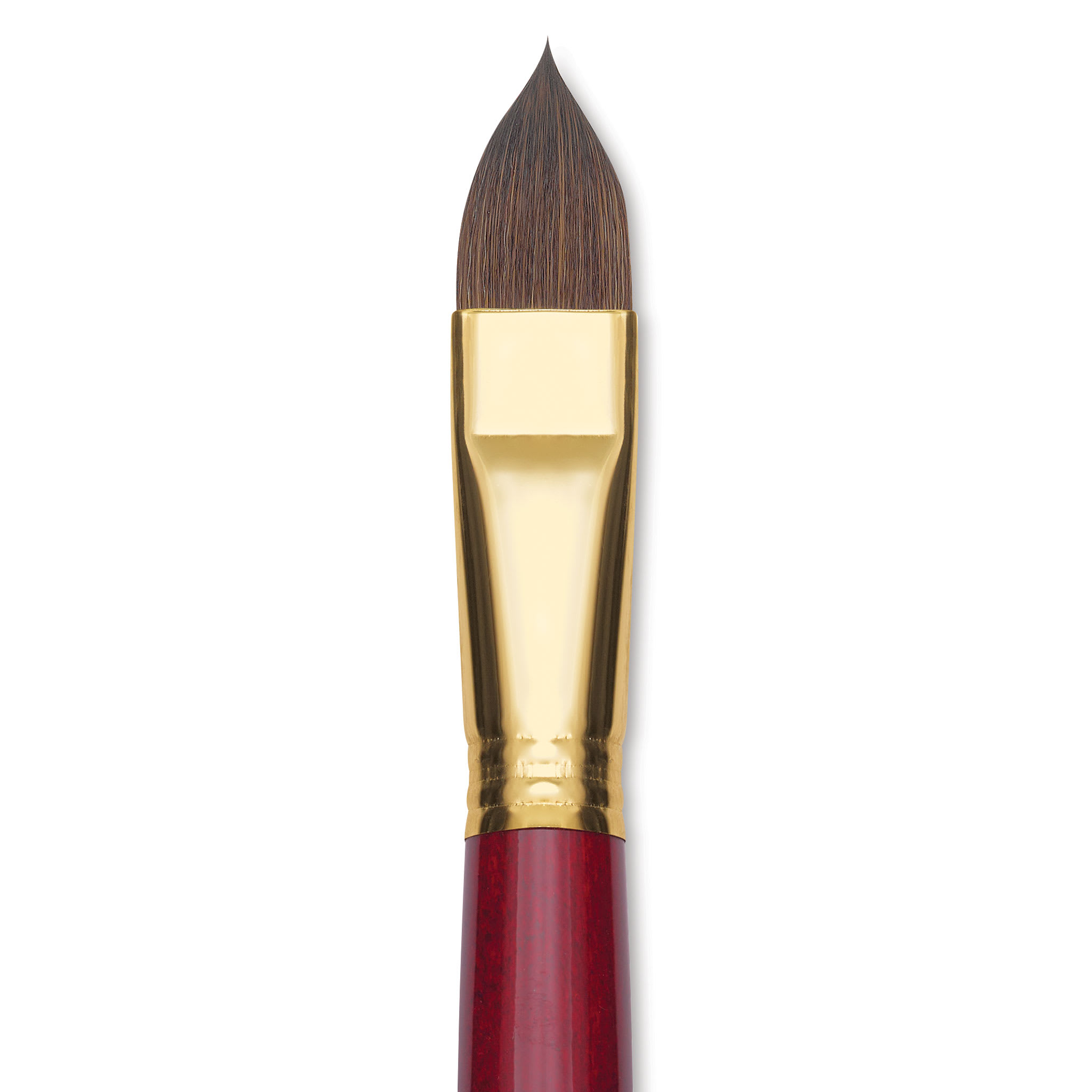Blick Master Synthetic Kolinsky Brush - Long Handle, Filbert, Size 18