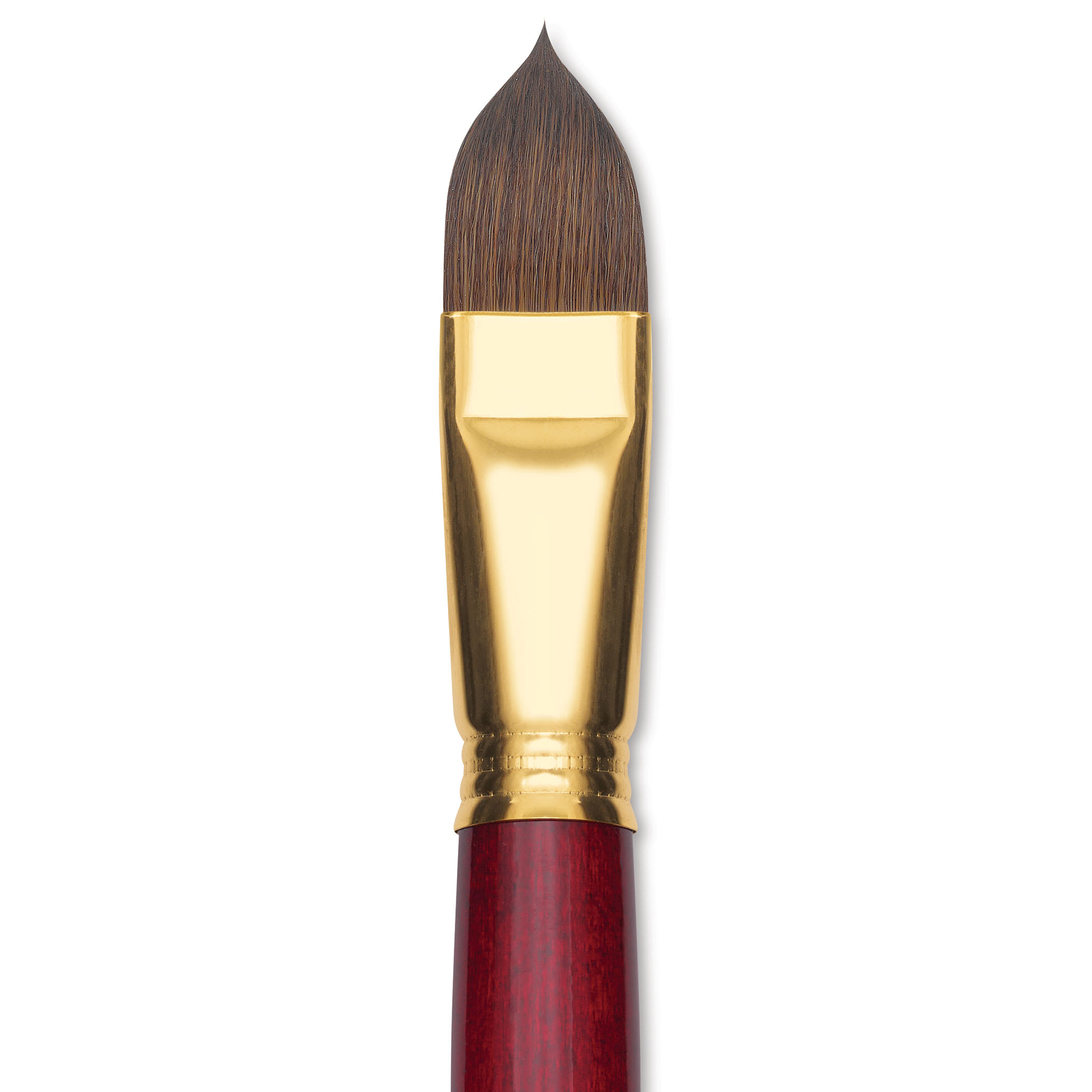 Blick Master Synthetic Kolinsky Brush - Long Handle, Filbert, Size 22