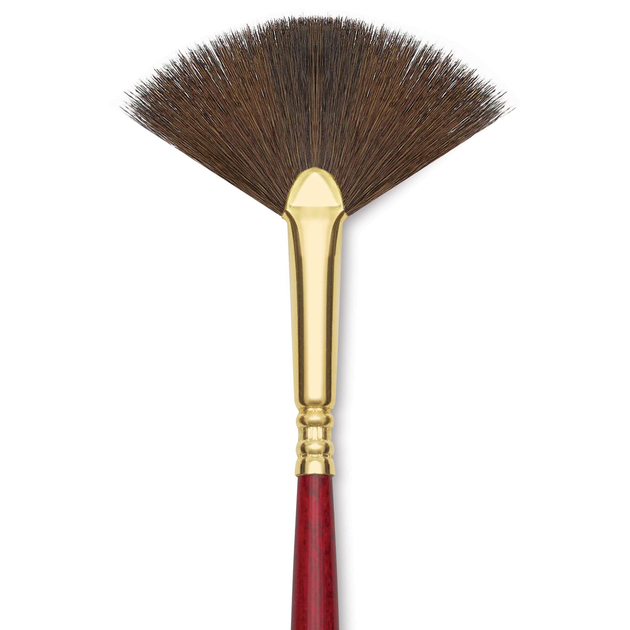 Blick Master Synthetic Kolinsky Brush - Long Handle, Fan, Size 2