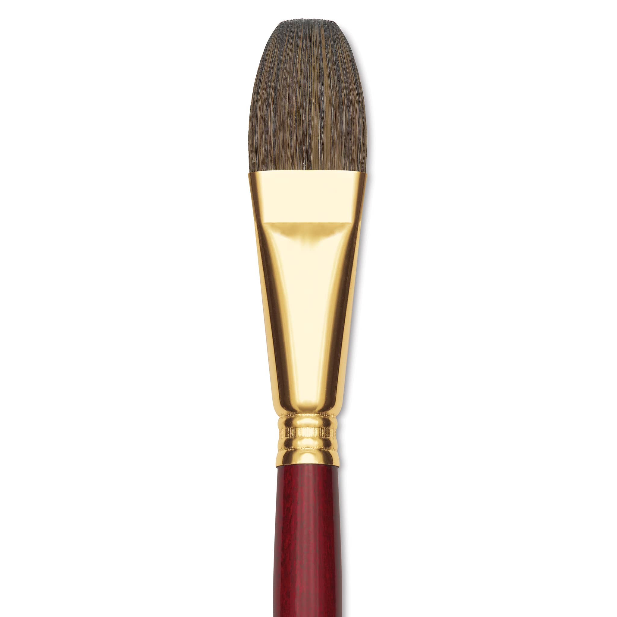 Blick Master Synthetic Kolinsky Brush - Short Handle, Flat Wash, Size 3/4"