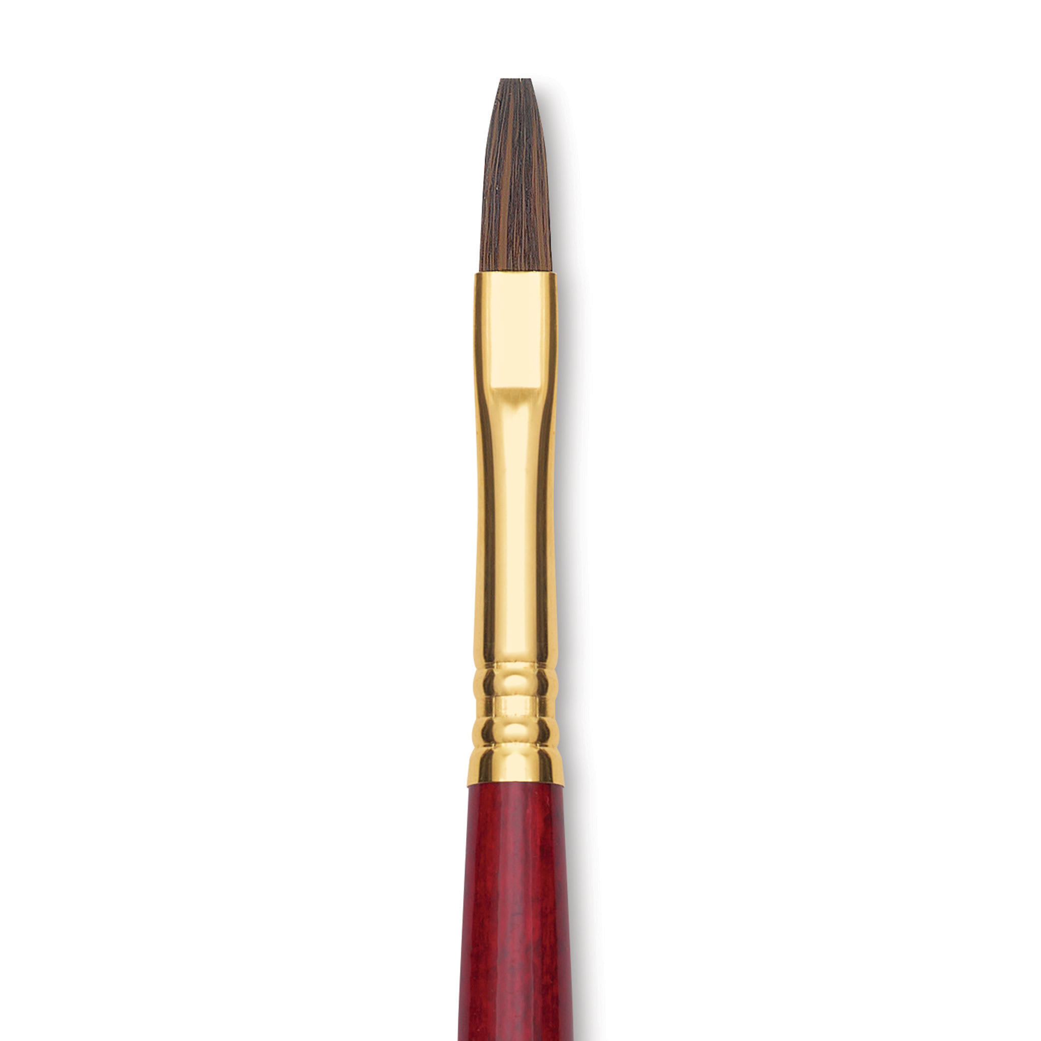 Blick Master Synthetic Kolinsky Brush - Long Handle, Flat, Size 6